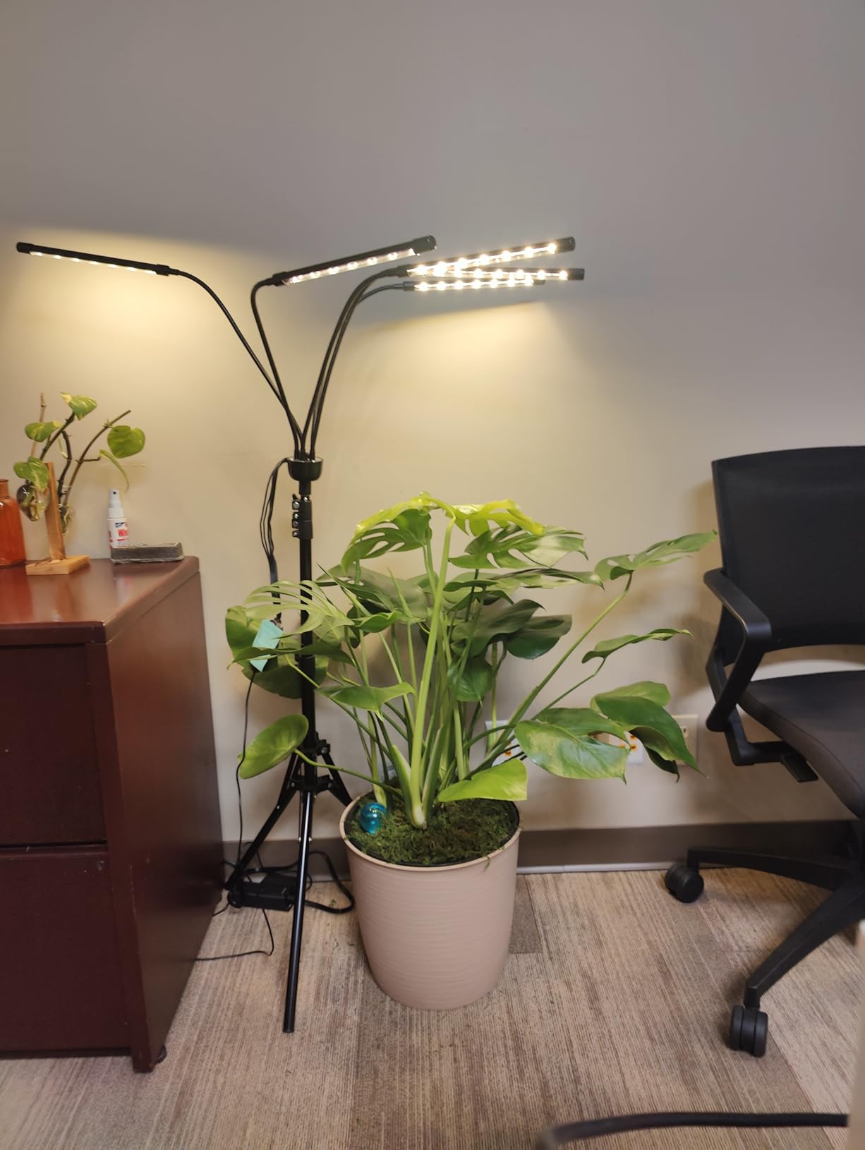 Grow Lights for Indoor Plants, 5 Heads Red Blue White Full Spectrum Plant Light with 15-60