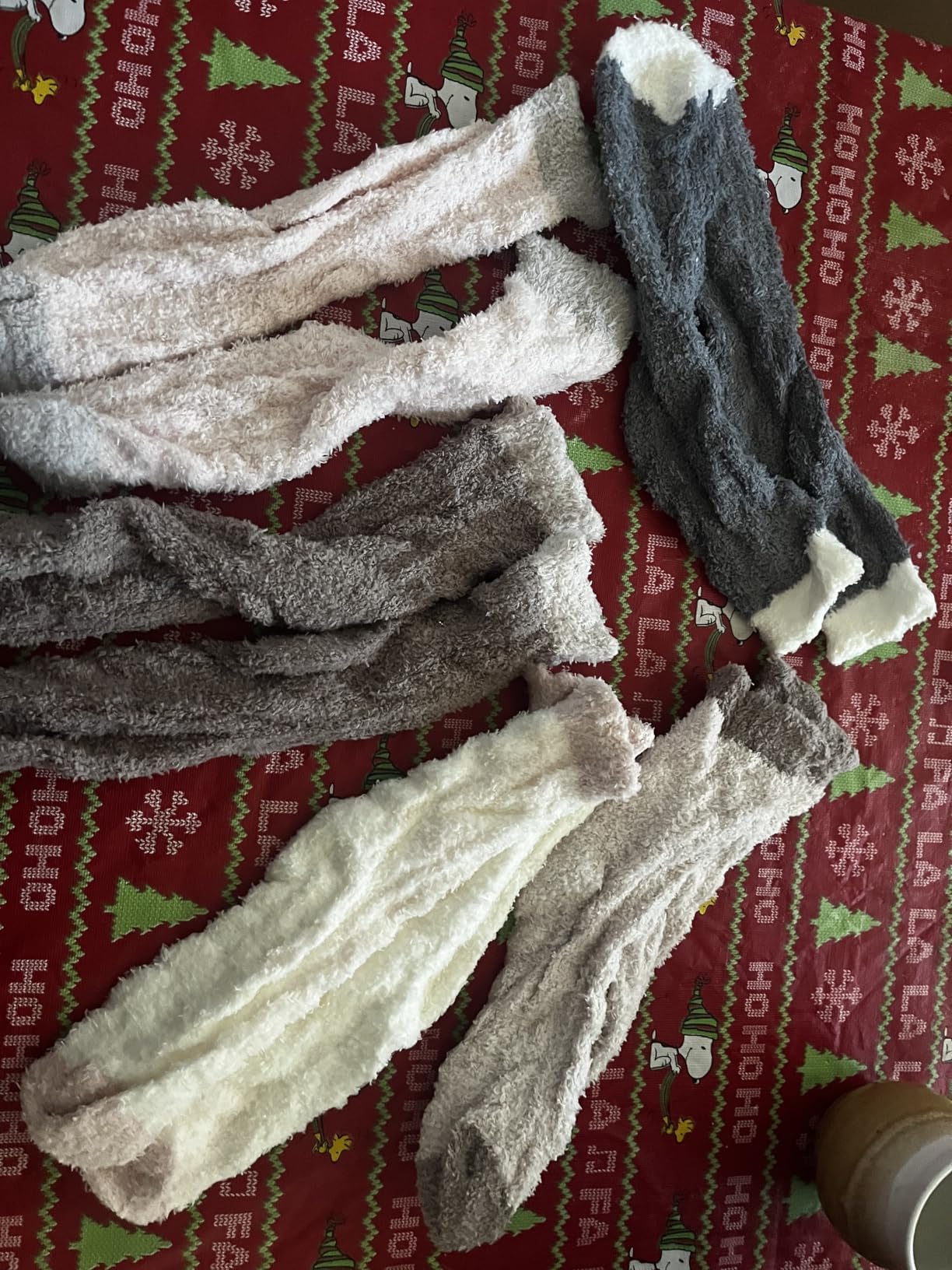 Fuzzy Socks for Women, Fuzzy Socks Warm Sleeping Sock for Women, Women's Winter Super Soft Cozy Slipper Sock customer photo 1