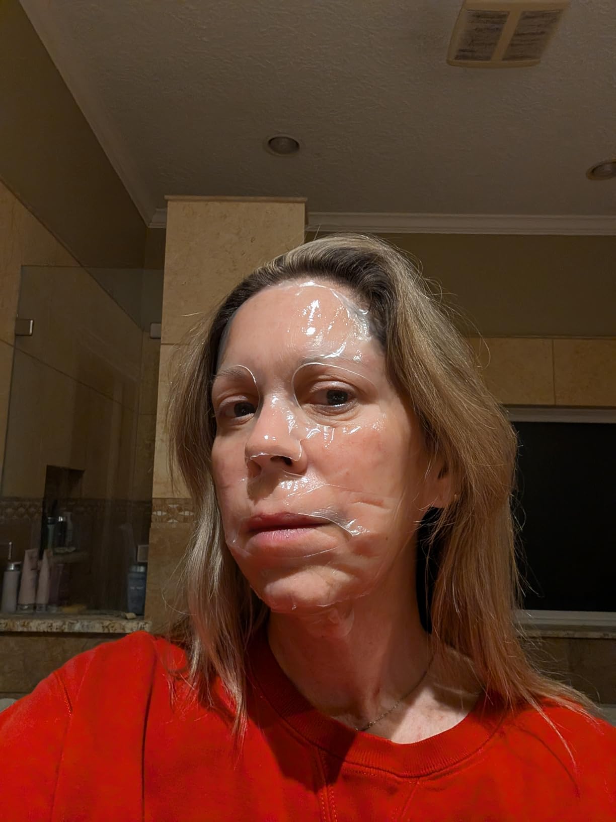 BIODANCE Bio-Collagen Real Deep Mask, Hydrating Overnight Hydrogel Mask, Pore Minimizing, Elasticity, Plumping Improvement, Korean Skin Care, Valentines Day Gifts for Her | 1.19oz(34g) x 4ea Customer Review BIODANCE Bio-Collagen Real Deep Mask, Hydrating Overnight Hydrogel Mask, Pore Minimizing, Elasticity, Plumping Improvement, Korean Skin Care, Valentines Day Gifts for Her | 1.19oz(34g) x 4ea - Customer Photo 2