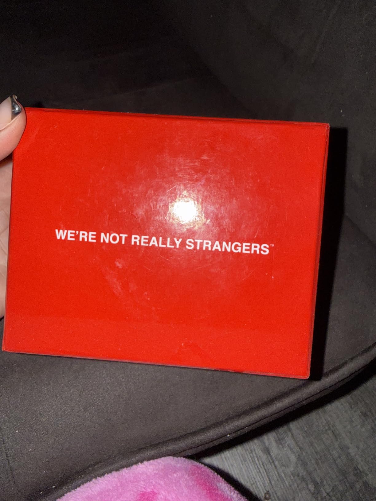 WE'RE NOT REALLY STRANGERS Couples Edition Card Game - 150 Conversation Cards for Couples - 2 Player Game for Memorable Date and Game Nights, Valentine's Gift for Adults and Teens, Ages 15+, 2 Players Customer Review WE'RE NOT REALLY STRANGERS Couples Edition Card Game - 150 Conversation Cards for Couples - 2 Player Game for Memorable Date and Game Nights, Valentine's Gift for Adults and Teens, Ages 15+, 2 Players - Customer Photo 1