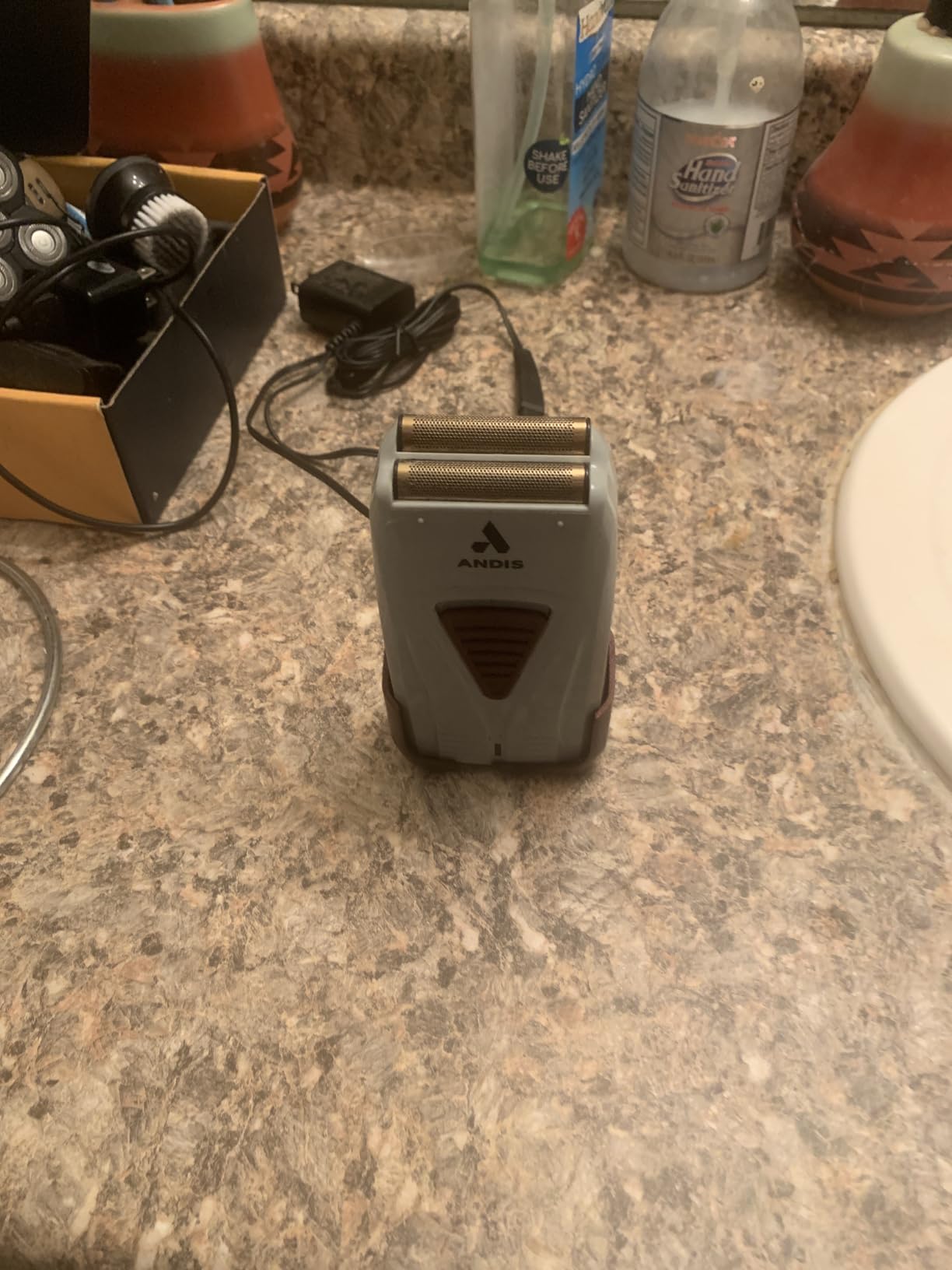 Andis TS-1 17235 Pro Foil Lithium Titanium Foil Shaver, Gray | Cord/Cordless, Smooth Shaving Cordless Shaver with Charger customer photo 2