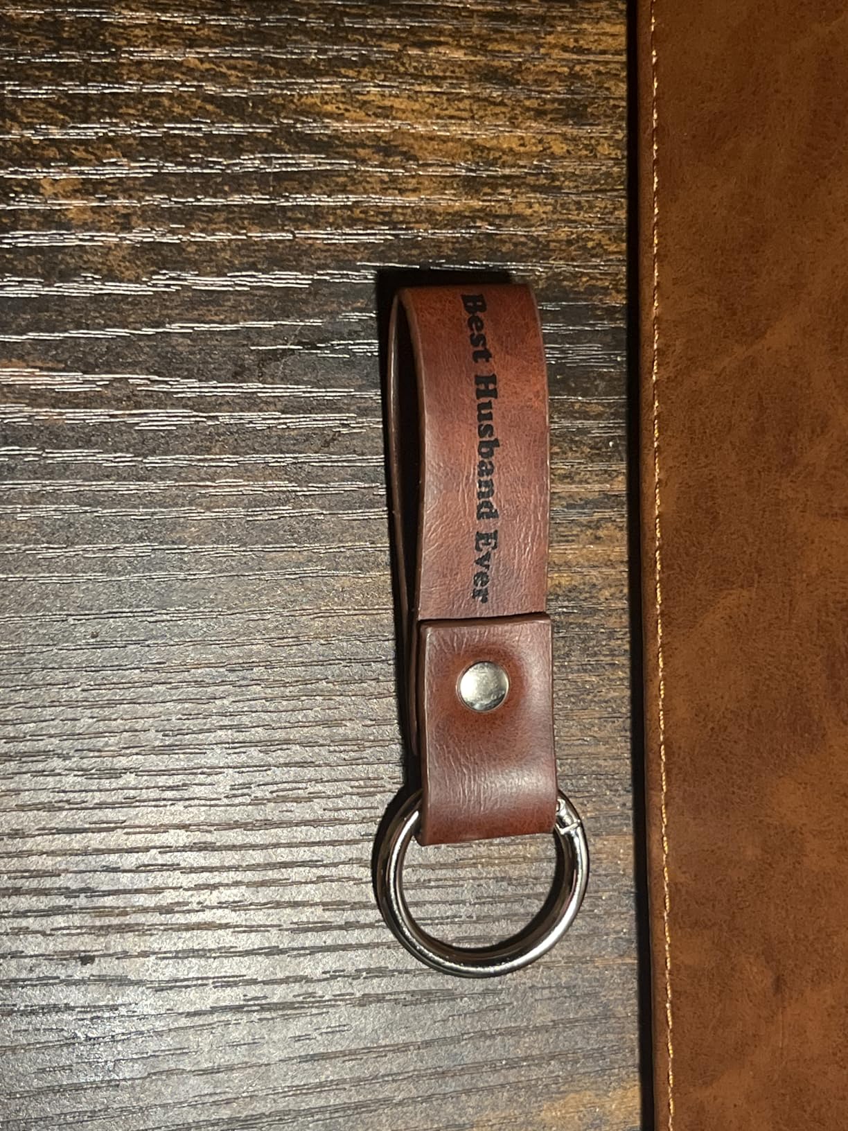 PU Leather Valet Tray and Keychain, Valentines Day Birthday Gifts for Men, Unique Romantic Gifts for Men Him Boyfriend, Best Mens Gifts Ideas for Husband Anniversary from Wife Customer Review PU Leather Valet Tray and Keychain, Valentines Day Birthday Gifts for Men, Unique Romantic Gifts for Men Him Boyfriend, Best Mens Gifts Ideas for Husband Anniversary from Wife - Customer Photo 1