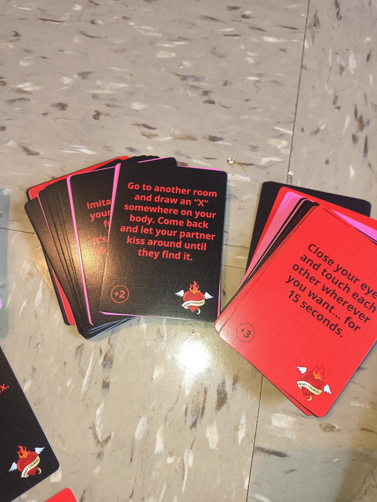 RISKY COUPLES | Couples Card Games for Date Night: 150 Questions & Challenges for Your Partner | Romantic Card Game for Anniversary, Valentines, Birthday, or Bridal Party - Customer Photo 1