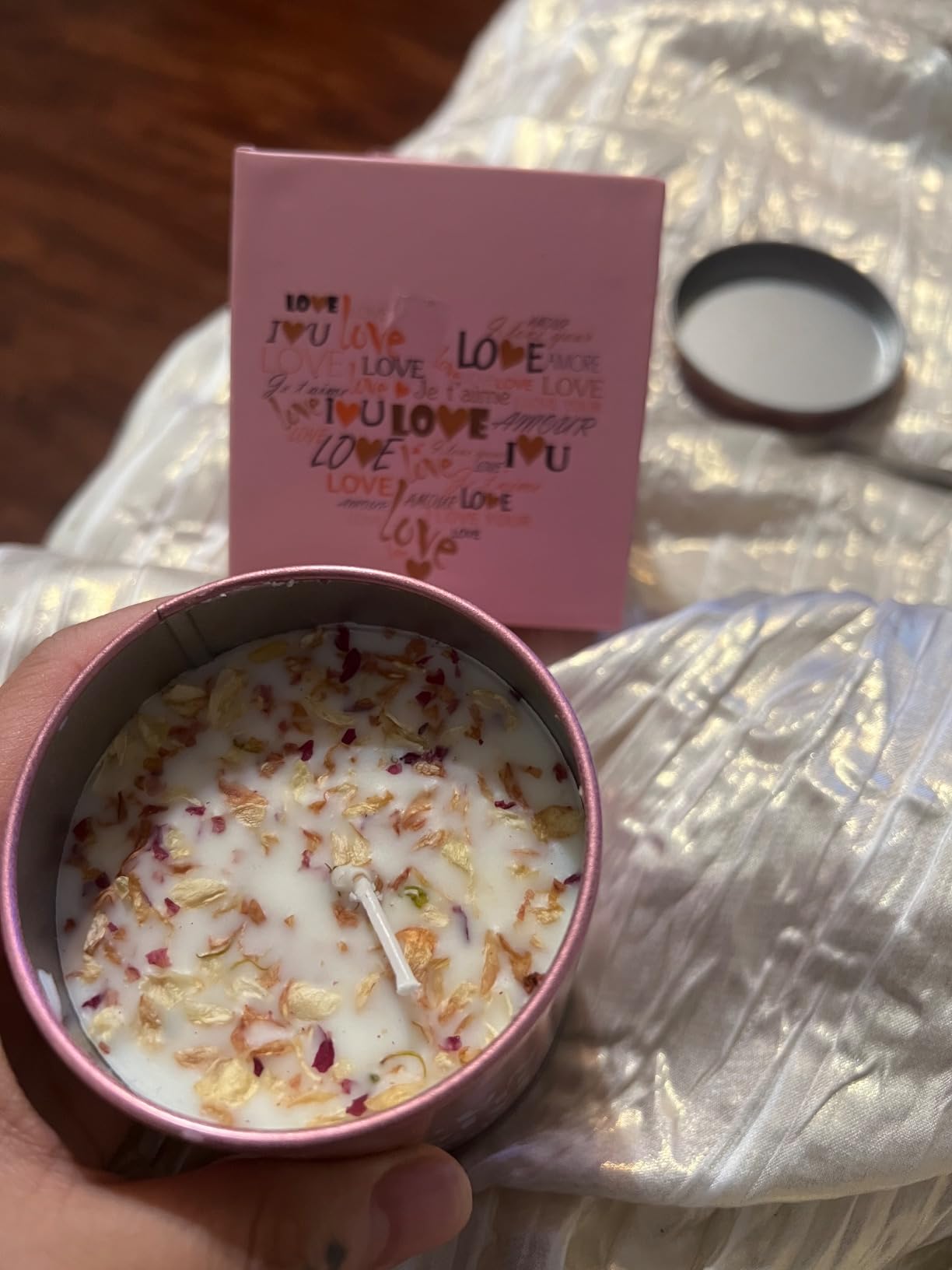 Valentines Day Gifts for Her Scented Candle: Birthday Gifts for Women Mom Girlfriend Wife Sister Galentines Mothers Day Christmas Stocking Stuffers White Elephant Anniversary Friendship Funny Gift Customer Review Valentines Day Gifts for Her Scented Candle: Birthday Gifts for Women Mom Girlfriend Wife Sister Galentines Mothers Day Christmas Stocking Stuffers White Elephant Anniversary Friendship Funny Gift - Customer Photo 2
