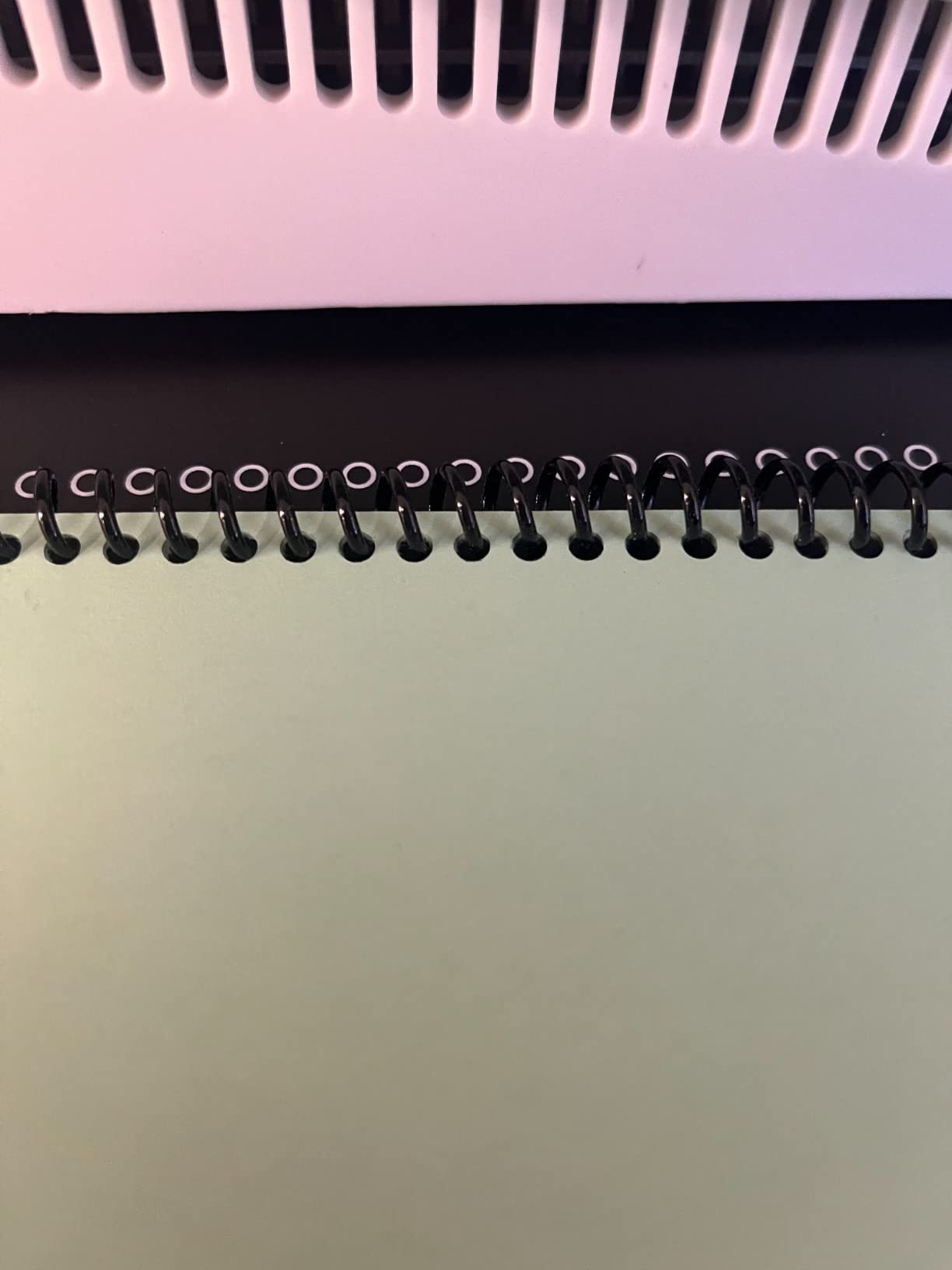 MAKEASY Spiral Coil Binding Machine with 46 Fully Disengaging Pins - 4:1 Pitch - Electric Coil Inserter - Adjustable Side Margin, Comes with Free 1 Box Coil Spines and Plier, 20 Sheet Punch Capacity customer photo 1
