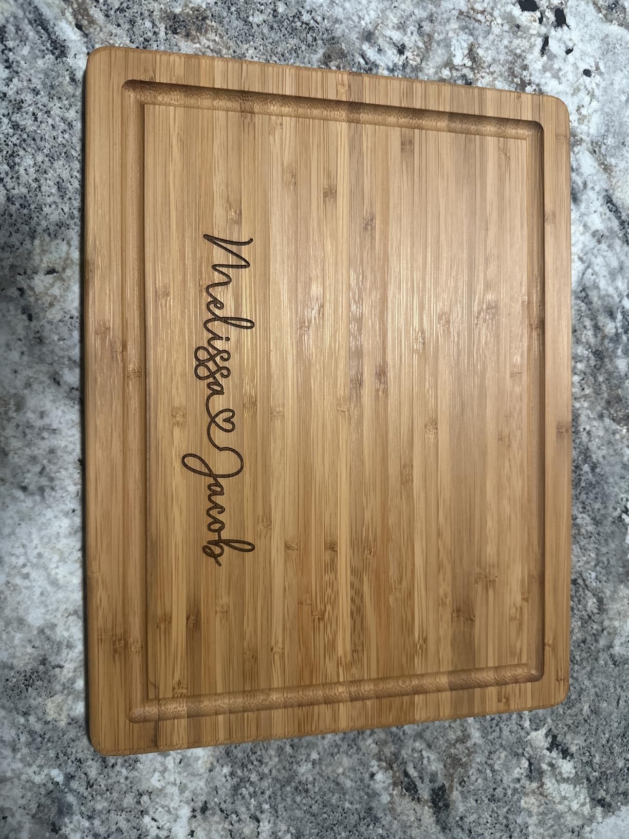Personalized Wood Engraved Cutting Board - Valentines Day Gifts for Her - Unique Present for Wedding, Anniversary, Housewarming, Birthday, Holiday, or Romantic Gift Idea for Friends, Family, Mom, Dad Customer Review Personalized Wood Engraved Cutting Board - Valentines Day Gifts for Her - Unique Present for Wedding, Anniversary, Housewarming, Birthday, Holiday, or Romantic Gift Idea for Friends, Family, Mom, Dad - Customer Photo 1