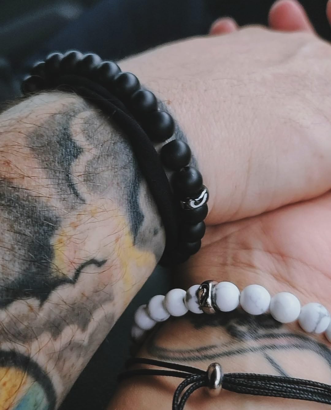 UNGENT THEM Matching Couple Ring Bracelets for Boyfriend Girlfriend Husband Wife Valentines Anniversary Birthday Engagement Gifts Customer Review UNGENT THEM Matching Couple Ring Bracelets for Boyfriend Girlfriend Husband Wife Valentines Anniversary Birthday Engagement Gifts - Customer Photo 2