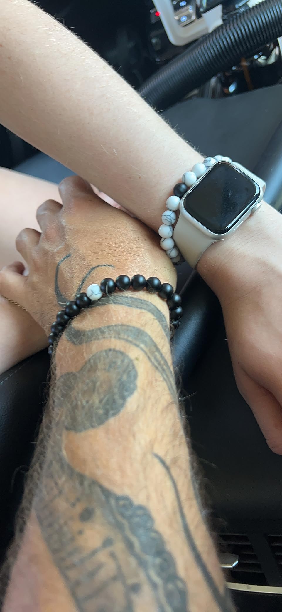 UNGENT THEM Matching Couple Ring Bracelets for Boyfriend Girlfriend Husband Wife Valentines Anniversary Birthday Engagement Gifts Customer Review UNGENT THEM Matching Couple Ring Bracelets for Boyfriend Girlfriend Husband Wife Valentines Anniversary Birthday Engagement Gifts - Customer Photo 3