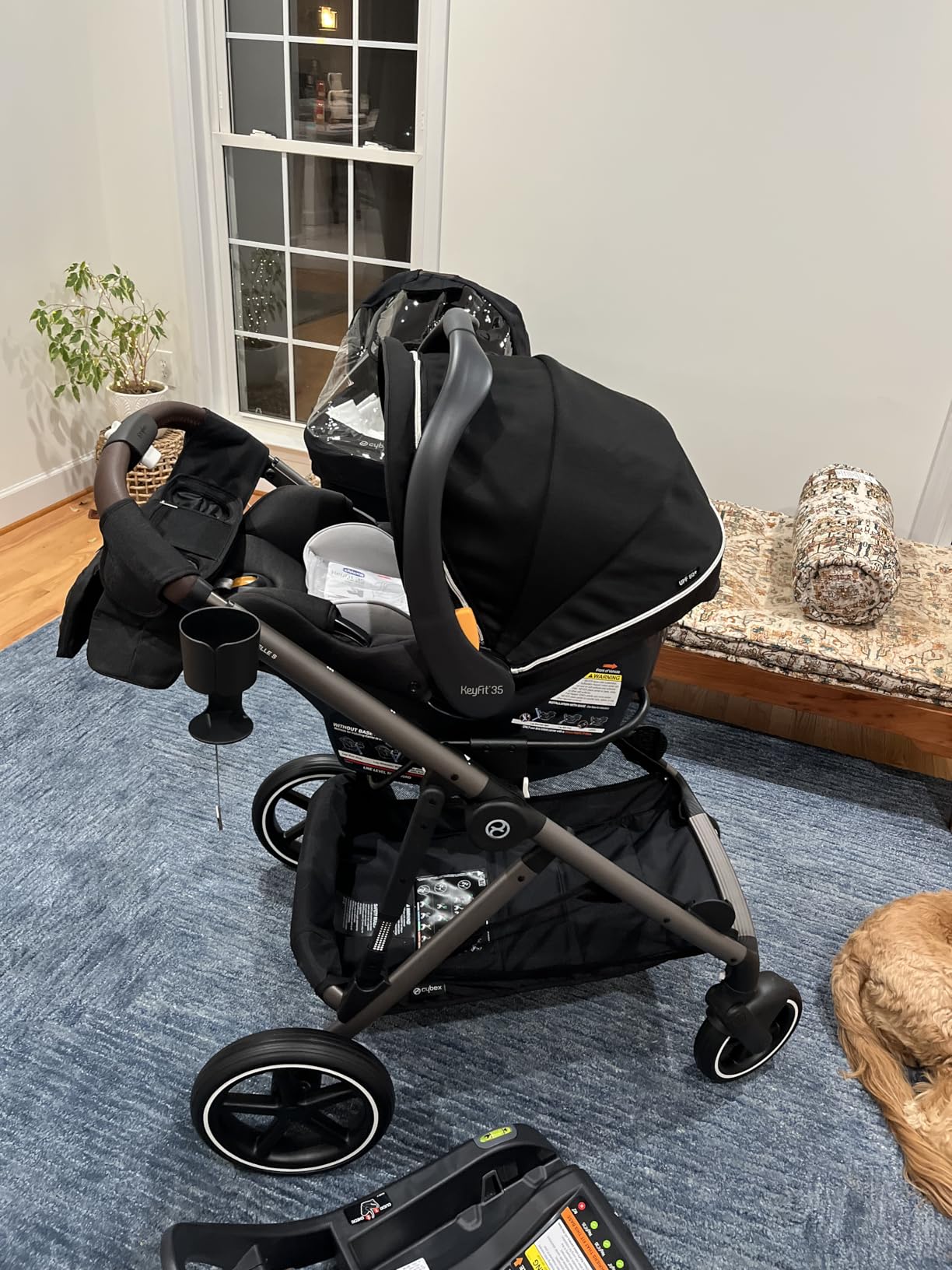 Cybex Gazelle S Stroller Modular Double for Infant and Toddler Includes Detachable Shopping Basket Over 20+ Configurations Folds Flat Easy Storage, Seashell Beige customer photo 2