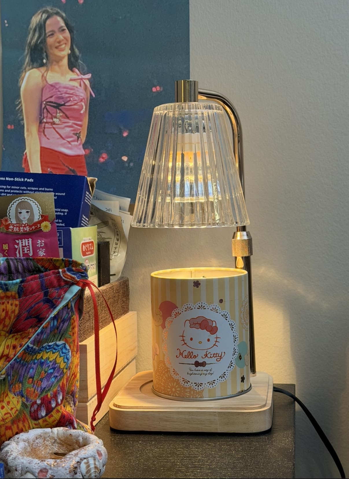 Marycele Candle Warmer Lamp with Timer & Dimmer - Valentines Day Gifts for Women Her Mom, Aesthetic Valentines Decor, Adjustable Height Wax Melter for Large Jar & 3-Wick Candles (2 Bulbs Included) - Customer Photo 1