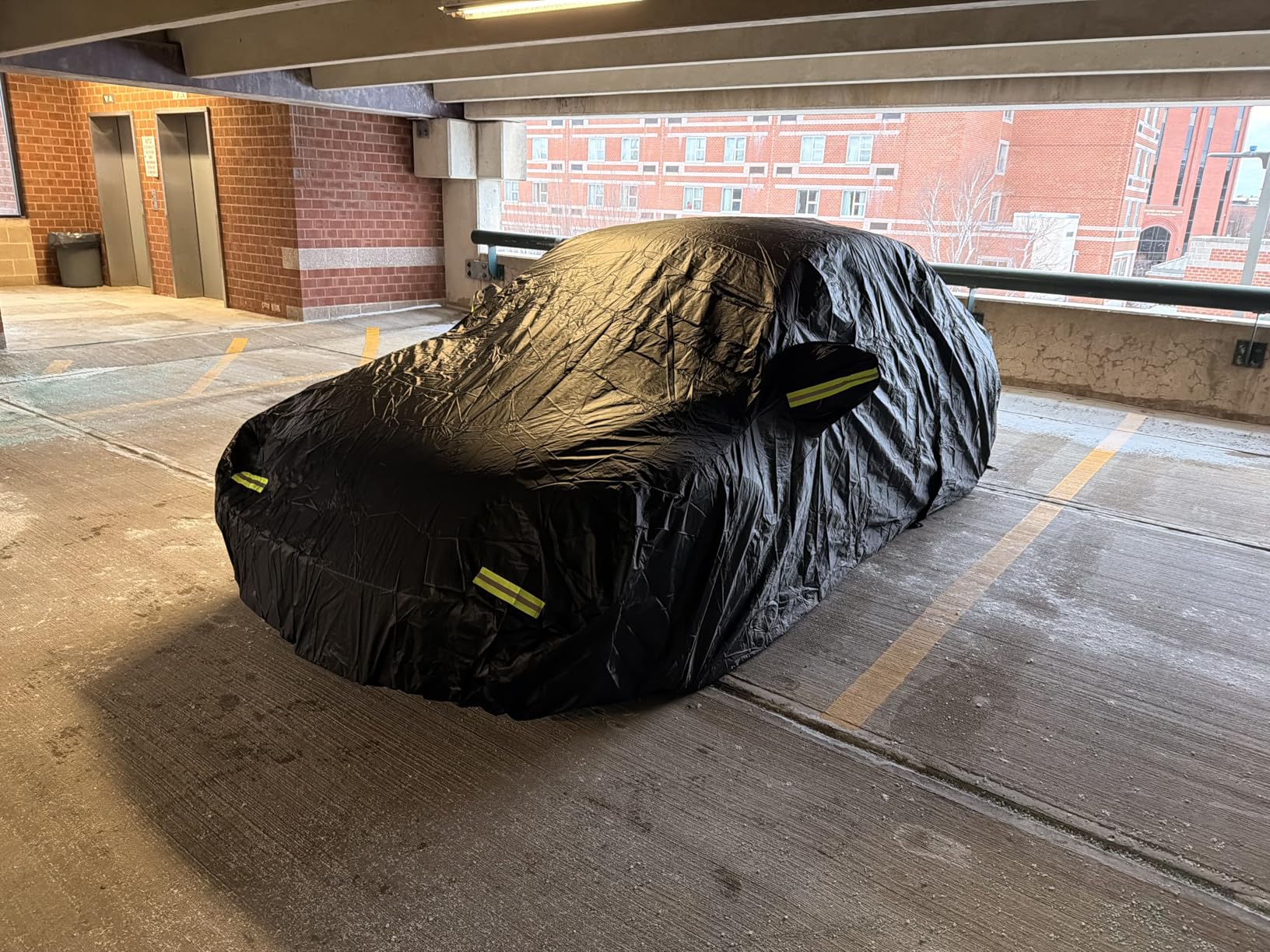 Waterproof Car Cover for Jeep Wrangler 4 Door 2006-2026 JK JL Windproof | Outdoor Waterproof Sun Rain Snow Hail Protection with Driver Door Zipper customer photo 1