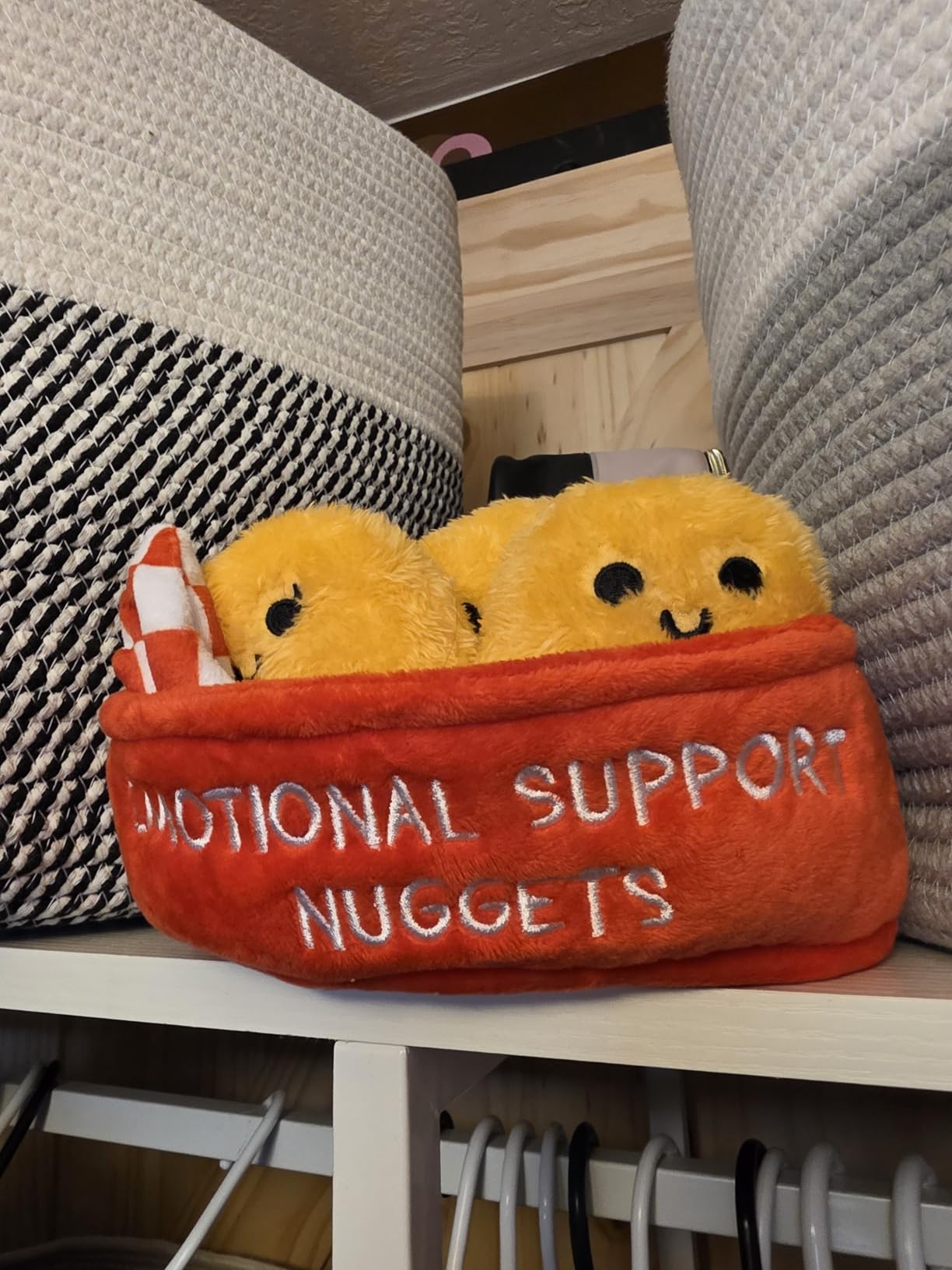 WHAT DO YOU MEME? Emotional Support Nuggets by Relatable – Valentines Day Gifts, Cute Valentines Plushies Set, Squishy Stuffed Animals with Carrying Basket, Includes 5 Plush - Customer Photo 2