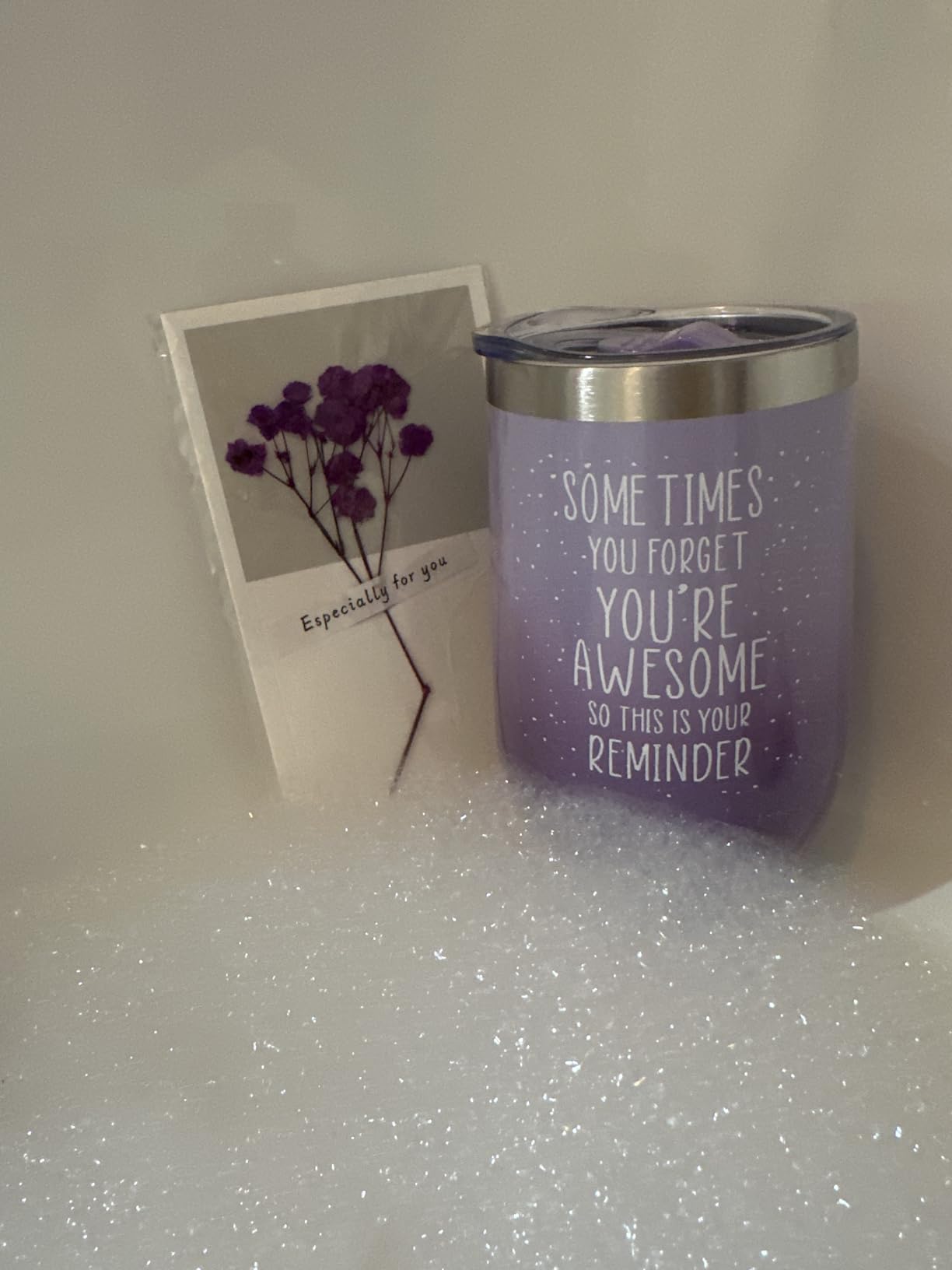 Gifts for Women, Mom, Wife, Girlfriend, Sister, Her - Happy Birthday, Christmas, Valentine's Day, Mothers Day Gifts - Lavender Spa Gift Basket Set Customer Review Gifts for Women, Mom, Wife, Girlfriend, Sister, Her - Happy Birthday, Christmas, Valentine's Day, Mothers Day Gifts - Lavender Spa Gift Basket Set - Customer Photo 2