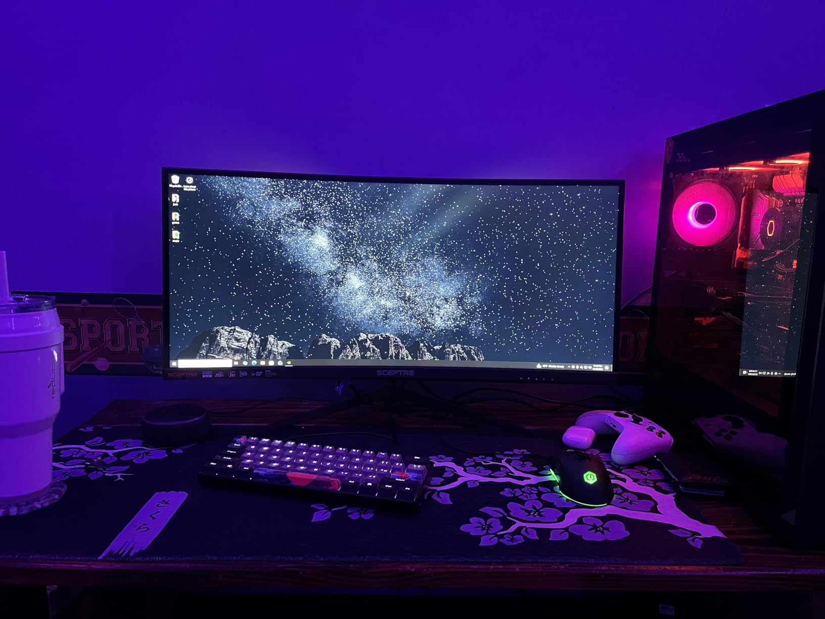 Sceptre 27-inch Gaming Monitor 100Hz 1ms DisplayPort HDMI x2 100% sRGB AMD FreeSync Build-in Speakers, Eye Care Frameless Machine Black 2025 (E275W-FW100T Series) customer photo 1