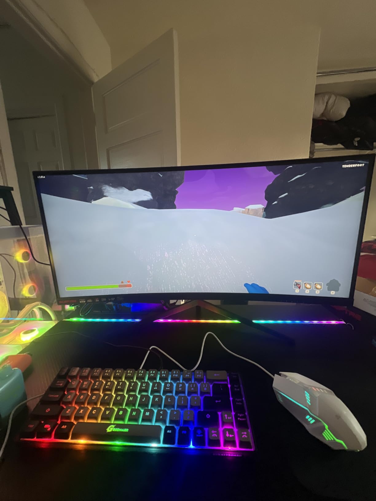 Sceptre 27-inch Gaming Monitor 100Hz 1ms DisplayPort HDMI x2 100% sRGB AMD FreeSync Build-in Speakers, Eye Care Frameless Machine Black 2025 (E275W-FW100T Series) customer photo 2