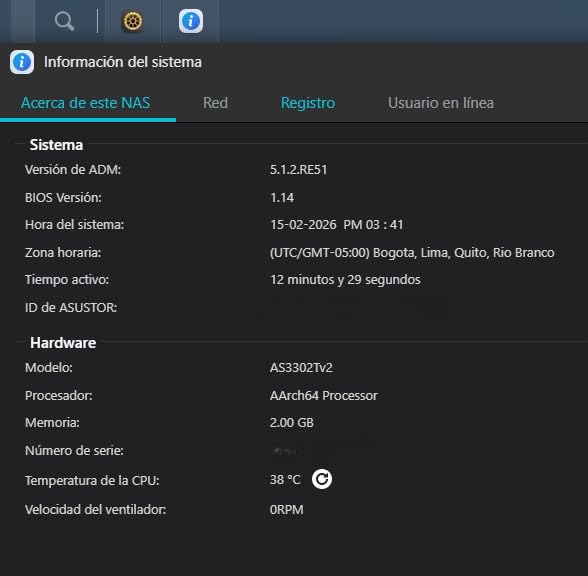 Asustor Drivestor 4 Pro Gen2 AS3304T v2, 4 Bay NAS, 1.7GHz Quad-Core, 2.5GbE Port, 2GB RAM DDR4 customer photo 1