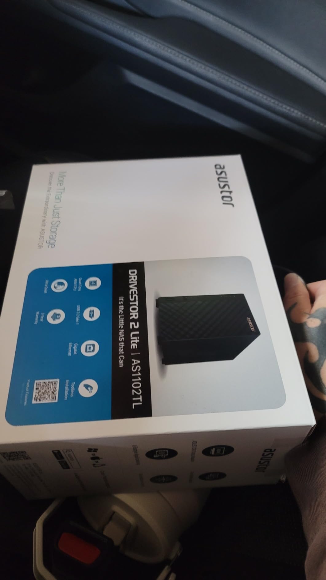 Asustor Drivestor 4 Pro Gen2 AS3304T v2, 4 Bay NAS, 1.7GHz Quad-Core, 2.5GbE Port, 2GB RAM DDR4 customer photo 2
