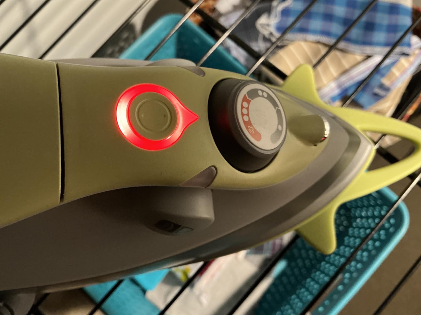 oliso M3Pro Project Steam Iron with Solemate - 1000W Ceramic Soleplate Iron and LED Light for Sewing, Quilting, Crafting, and Travel - Aqua customer photo 2