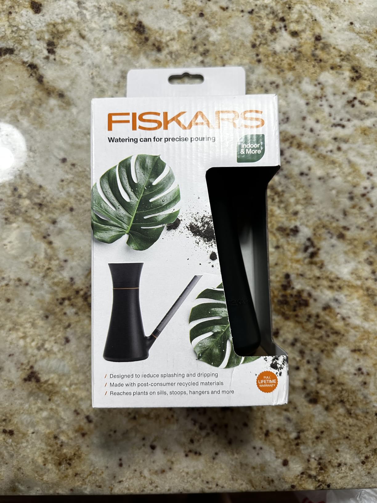 Fiskars Indoor Watering Can, Long Reach Spout for Precision Hydration, 40 oz customer photo 2