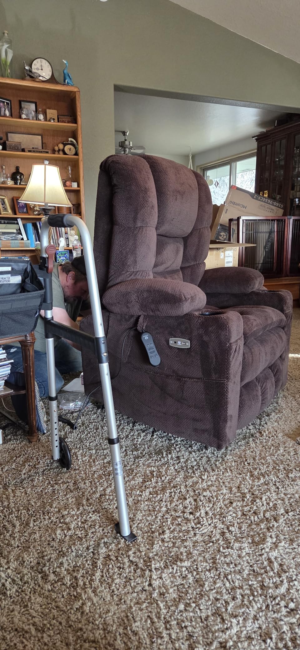 MCombo 3 Motor Power Lift Recliner, Heat and Massage customer photo 1