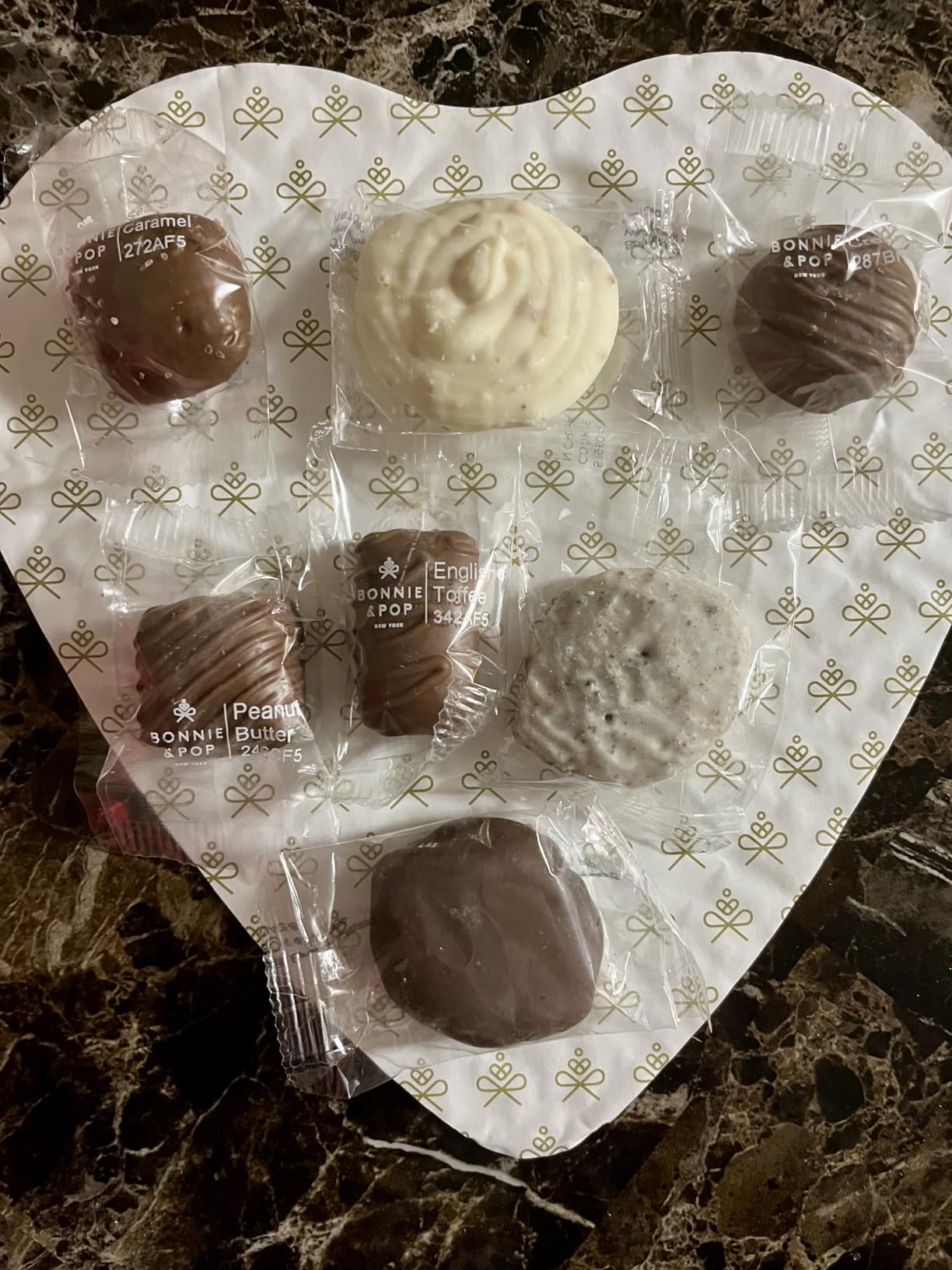 Valentines Chocolate Gift Basket | Heart Shaped Gift Present for Mom, Grandmother, Wife, Spouse with Assorted Milk Chocolate Truffles | Bonnie and Pop Customer Review Valentines Chocolate Gift Basket | Heart Shaped Gift Present for Mom, Grandmother, Wife, Spouse with Assorted Milk Chocolate Truffles | Bonnie and Pop - Customer Photo 2