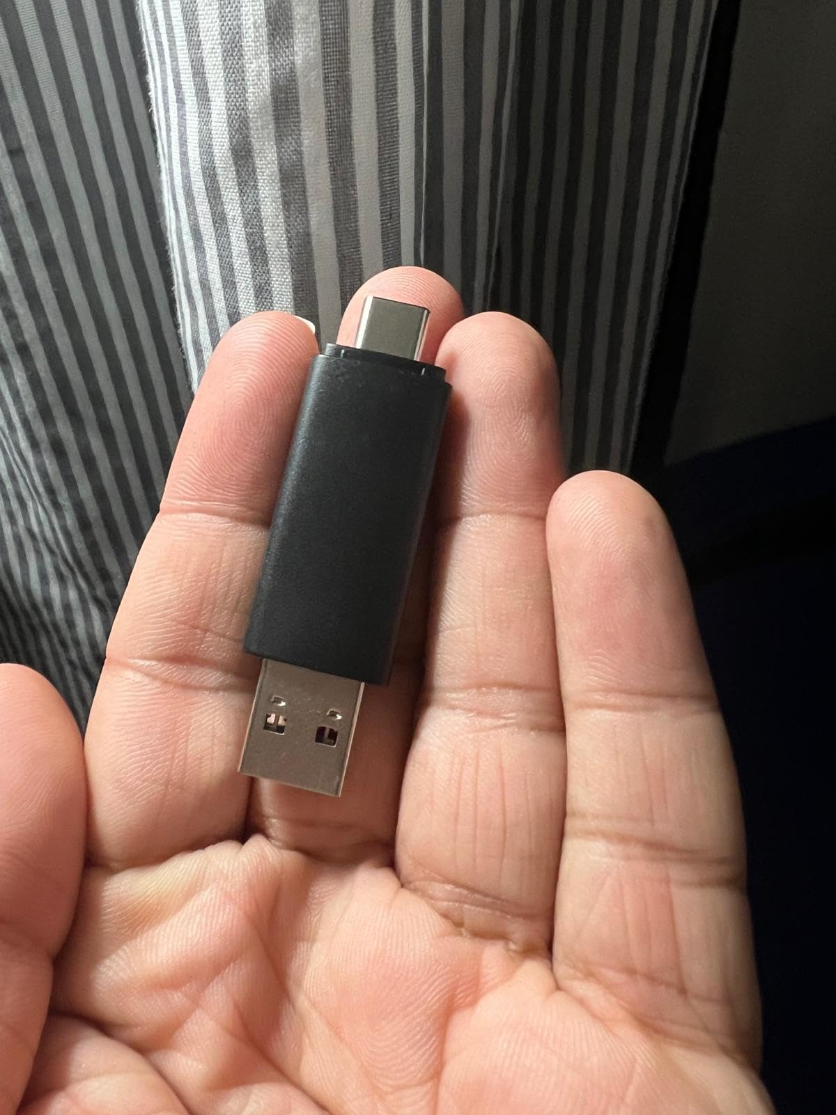 128GB USB C Flash Drive Dual USB 3.0 Flash Drive Type C + USB A Portable Type-C Flash Drive 2-in-1 USB-C Thumb Drive for Smartphone Tablet Computer Mac iPhone 15 Black customer photo 1