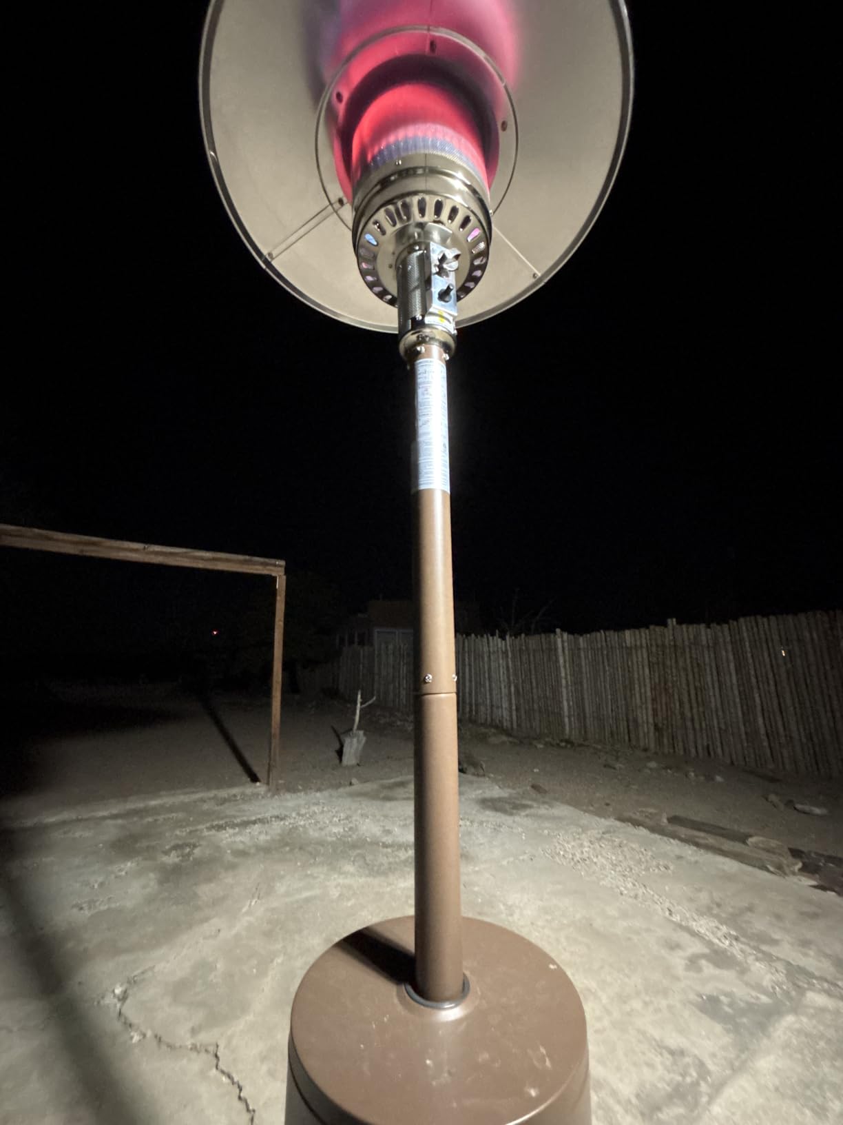 EAST OAK 55,000 BTU Propane Patio Heater with Round Table & Stainless Steel Burner, Outdoor Heater with Wheels, Ideal For Large Patios, Gardens, Outdoor Events, and Commercial Use customer photo 1