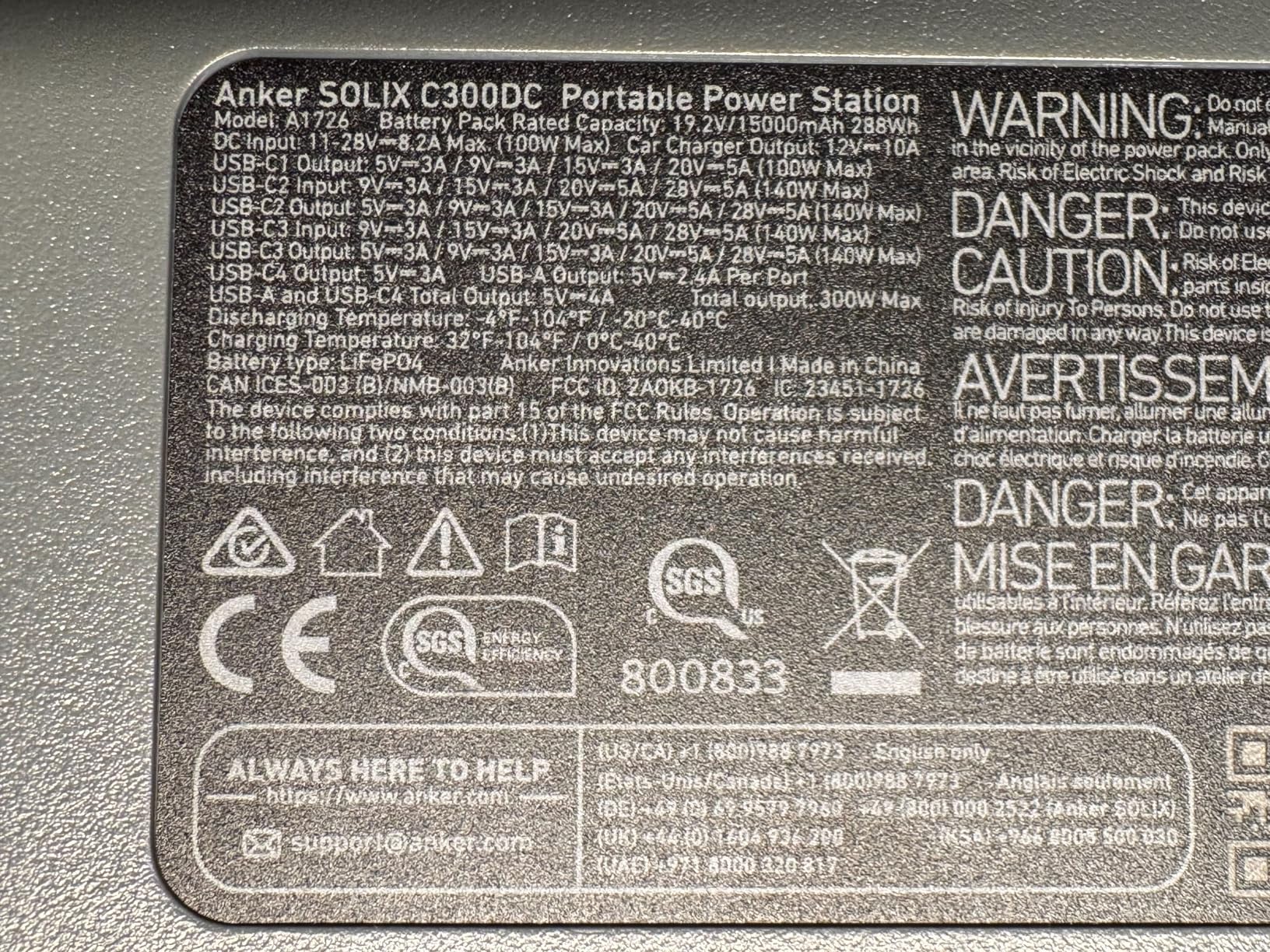 Anker SOLIX C200 DC Power Bank Station, 192Wh Portable Power Station, LiFePO4 Battery, 200W Solar Generator, for Outdoor Camping, Traveling, and Emergencies (No Wall Charger Included) customer photo 2