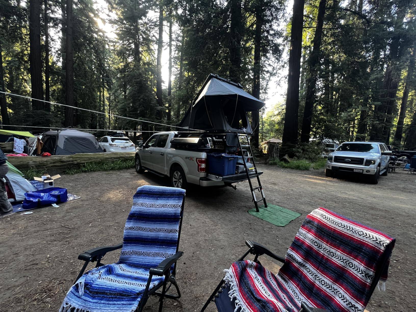 Rooftop Tent Hard Shell Roof Top Tent Hardshell Suitable for Jeep SUV Truck Van, 2-3 Person, Gray customer photo 1