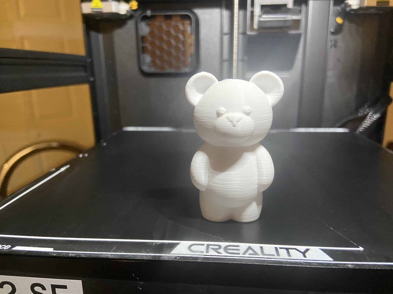 Creality K2 SE 3D Printer, Support Multicolor Printing Needs CFS, 500mm/s High-Speed Printing, Auto Leveling, Vibration Control, Compact Desktop Upgrate 3D Printer, Print Size 220x215x245mm customer photo 1