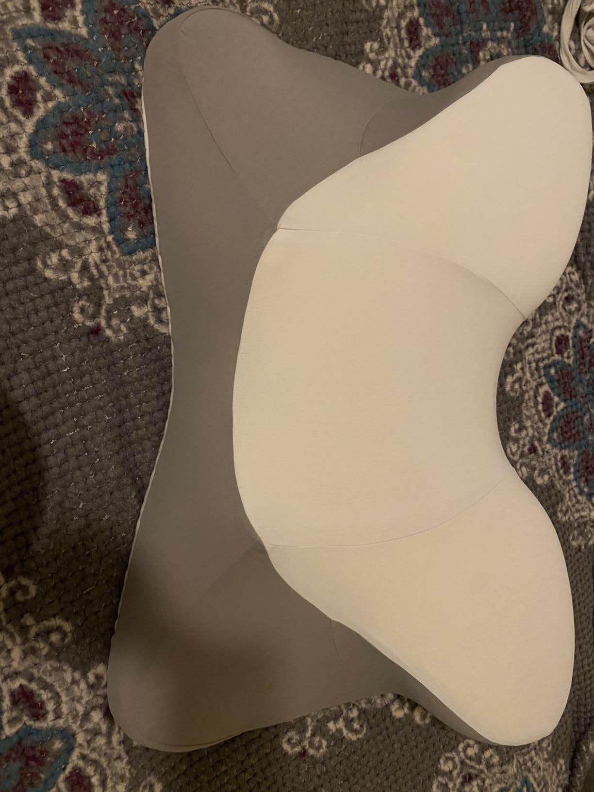 Extra High Loft Cervical Neck Pillow for Broad Shoulders, Firm Contour Memory Foam Support Pillow, High Profile Ergonomic Design for Side Sleepers Who Prefer a Taller Pillow customer photo 2