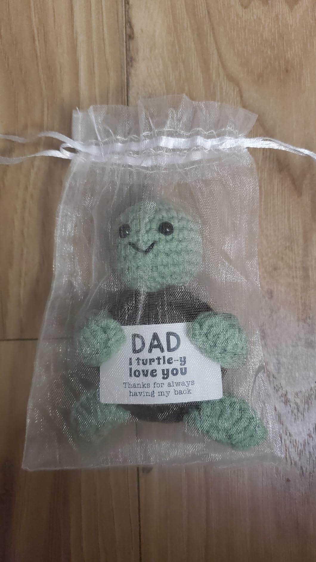Mini Funny Turtle Valentines Day Gifts for Him Her, Wife Husband Girlfriend Boyfriend I Love You Gift, Couples Anniversary Birthday Gifts Ideas for Men Women, Crochet Turtle Valentines Decorations - Customer Photo 3