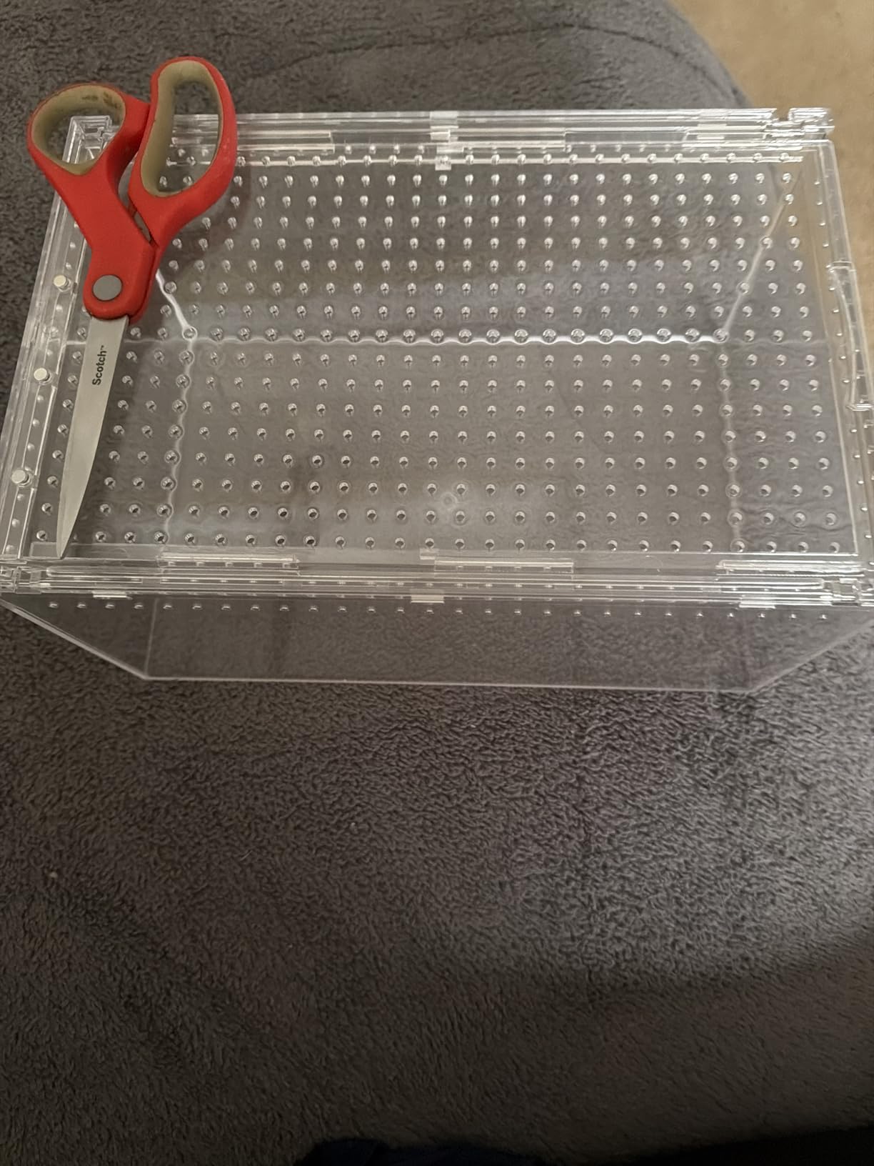 Reptile PC Terrarium,Tarantula Enclosure,Spider Tank Starter Kit,Leopard Gecko Container,Hermit Crab Habitat,Lizard Enclosure,Insect Housing,Jumping Spider Cage,Small Bearded Dragon Vivarium customer photo 1
