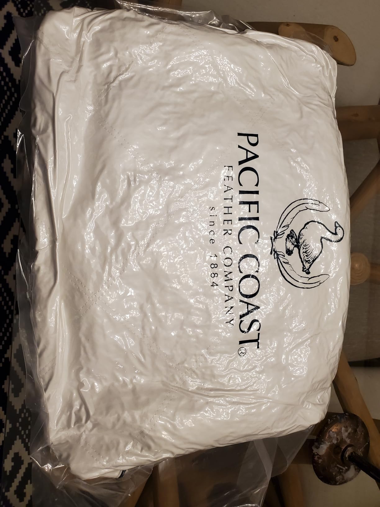 Pacific Coast Goose Feather and Down Bed Pillows Standard Size Set of 2, Hotel Pillow for Sleeping, Downproof, Soft, Fluffy, 100% Cotton Shell customer photo 2