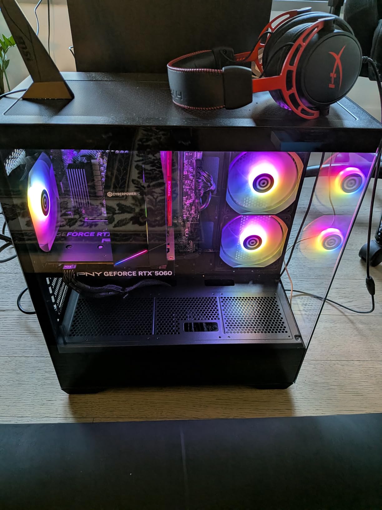 CyberPowerPC Gamer Xtreme VR Gaming PC, Intel Core i5-13400F 2.5GHz, GeForce RTX 5060 8GB, 16GB DDR5, 1TB PCIe 4.0 SSD, WiFi Ready & Windows 11 Home (GXiVR8060A40) Customer Review CyberPowerPC Gamer Xtreme VR Gaming PC, Intel Core i5-13400F 2.5GHz, GeForce RTX 5060 8GB, 16GB DDR5, 1TB PCIe 4.0 SSD, WiFi Ready & Windows 11 Home (GXiVR8060A40) - Customer Photo 1