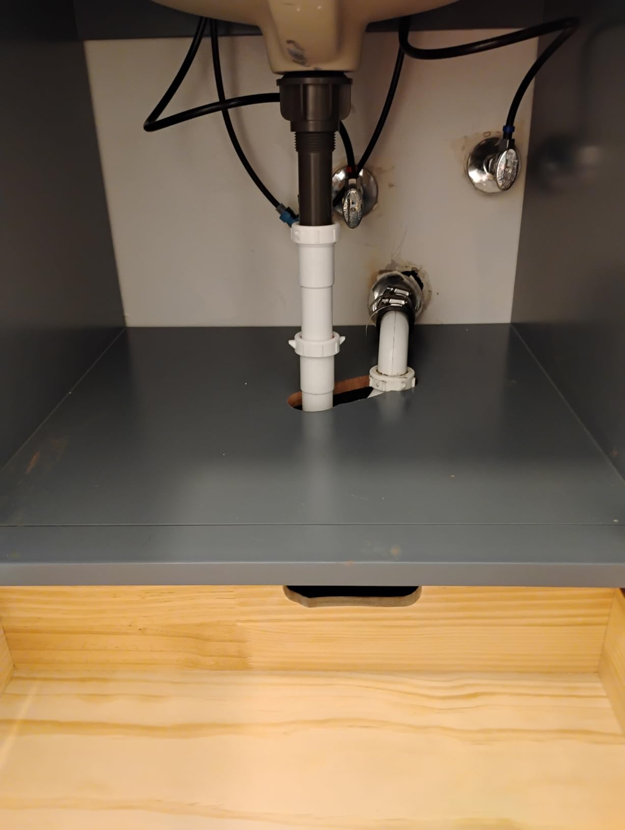 48 Inch Bathroom Vanity with Sink, Modern Steel Blue Bathroom Cabinet with Soft Closing Doors & Dovetail Drawers, Quartz Countertop, No Assembly Required customer photo 1