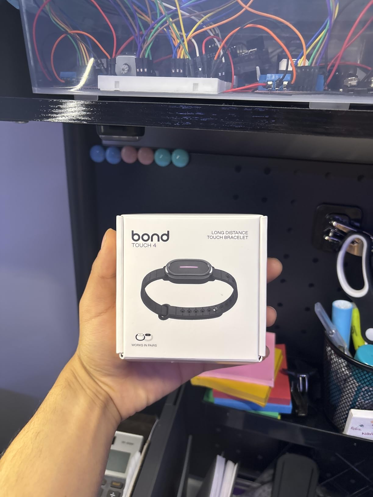 BOND TOUCH 4 - Long Distance Relationship Bracelets for Couples (Set of 2) - Feel Each Other's Touch Across Any Distance Customer Review BOND TOUCH 4 - Long Distance Relationship Bracelets for Couples (Set of 2) - Feel Each Other's Touch Across Any Distance - Customer Photo 1