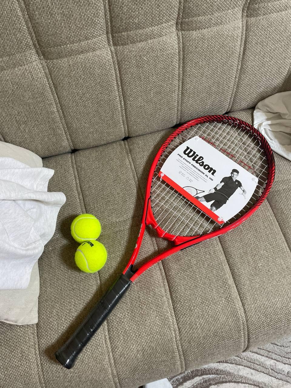 Wilson Pro Staff Precision XL 110 Adult Recreational Tennis Racket - Grip Size 3-4 3/8