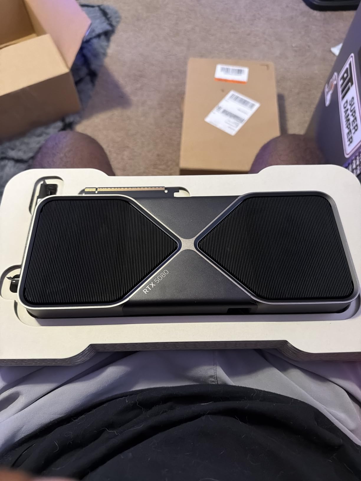 NVIDIA GeForce RTX 5080 Founders Edition Customer Review NVIDIA GeForce RTX 5080 Founders Edition - Customer Photo 1