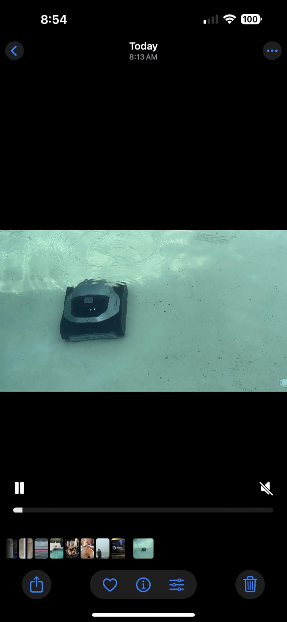 DREAME Z1 Pro Cordless Robotic Pool Cleaner, LiFi Remote Control, 8000 GPH Suction, Waterline Horizontal Cleaning, Auto-Retrieval, Automatic Pool Vacuum for Above & In-Ground Pools, Upgraded Version customer photo 2