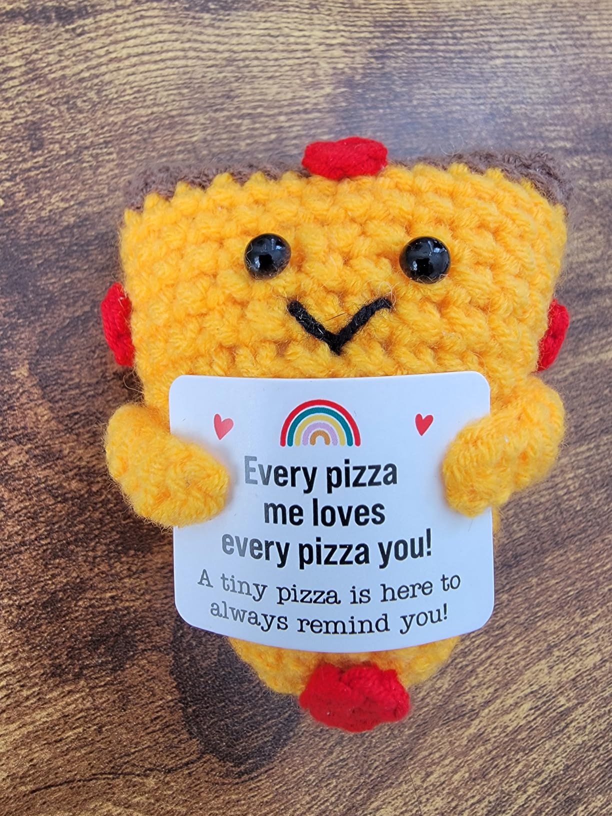 Valentines Day Gifts for Couple Him Her Boyfriend Girlfriend Valentine's Day Handmade Crochet Pizza I Love You Gift Engagement Anniversary Valentine Birthday Gift For Women Men Husband Wife Partner Customer Review Valentines Day Gifts for Couple Him Her Boyfriend Girlfriend Valentine's Day Handmade Crochet Pizza I Love You Gift Engagement Anniversary Valentine Birthday Gift For Women Men Husband Wife Partner - Customer Photo 3