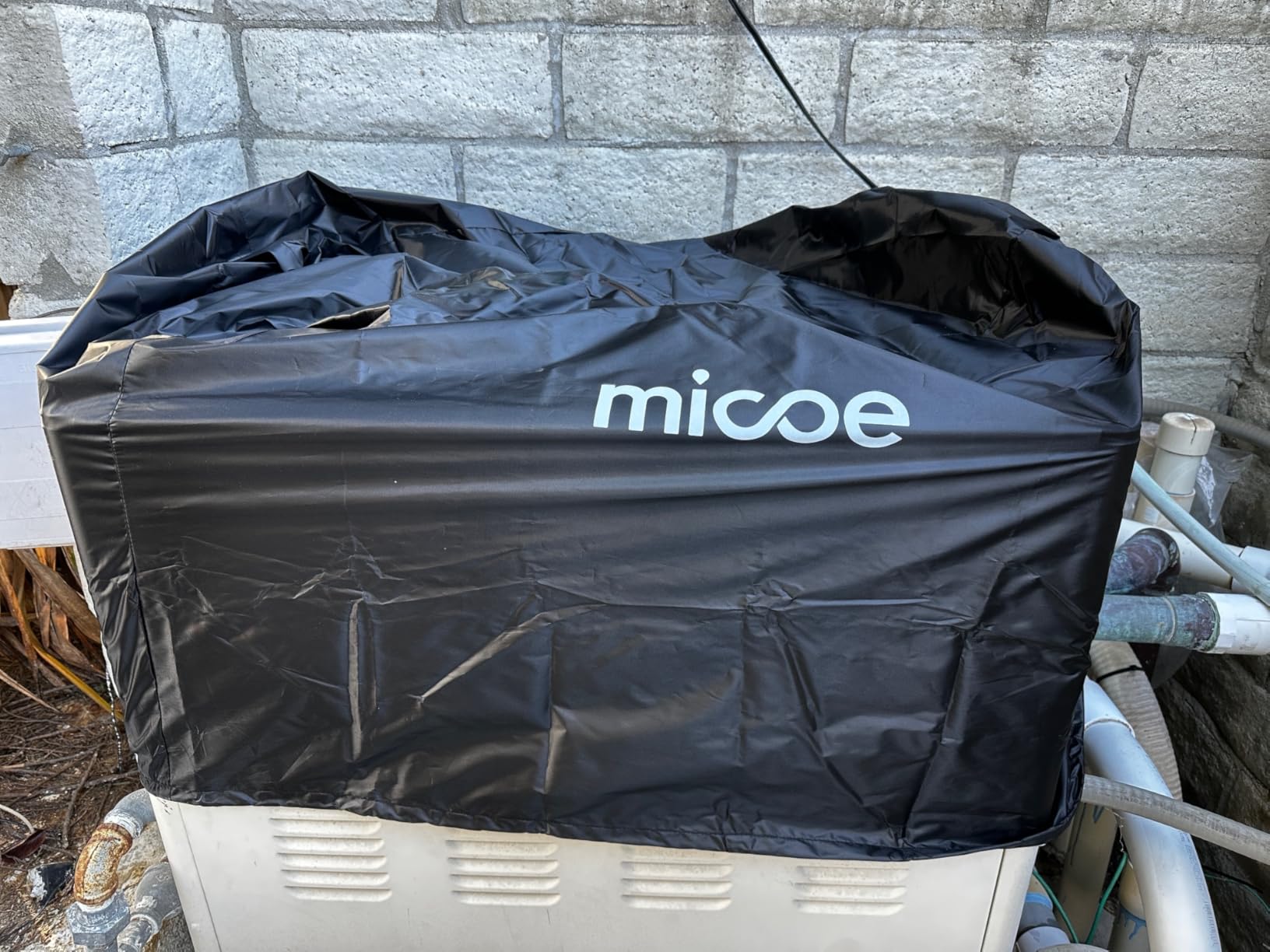 MICOE 17000 BTU Energy Efficient Electric Pool Heat Pump for Above Ground Pools Up to 15ft (8/11/15ft) & 5,000 Gallons, Swimming Pool Heater with Easy Install Kit,110V/120V customer photo 1