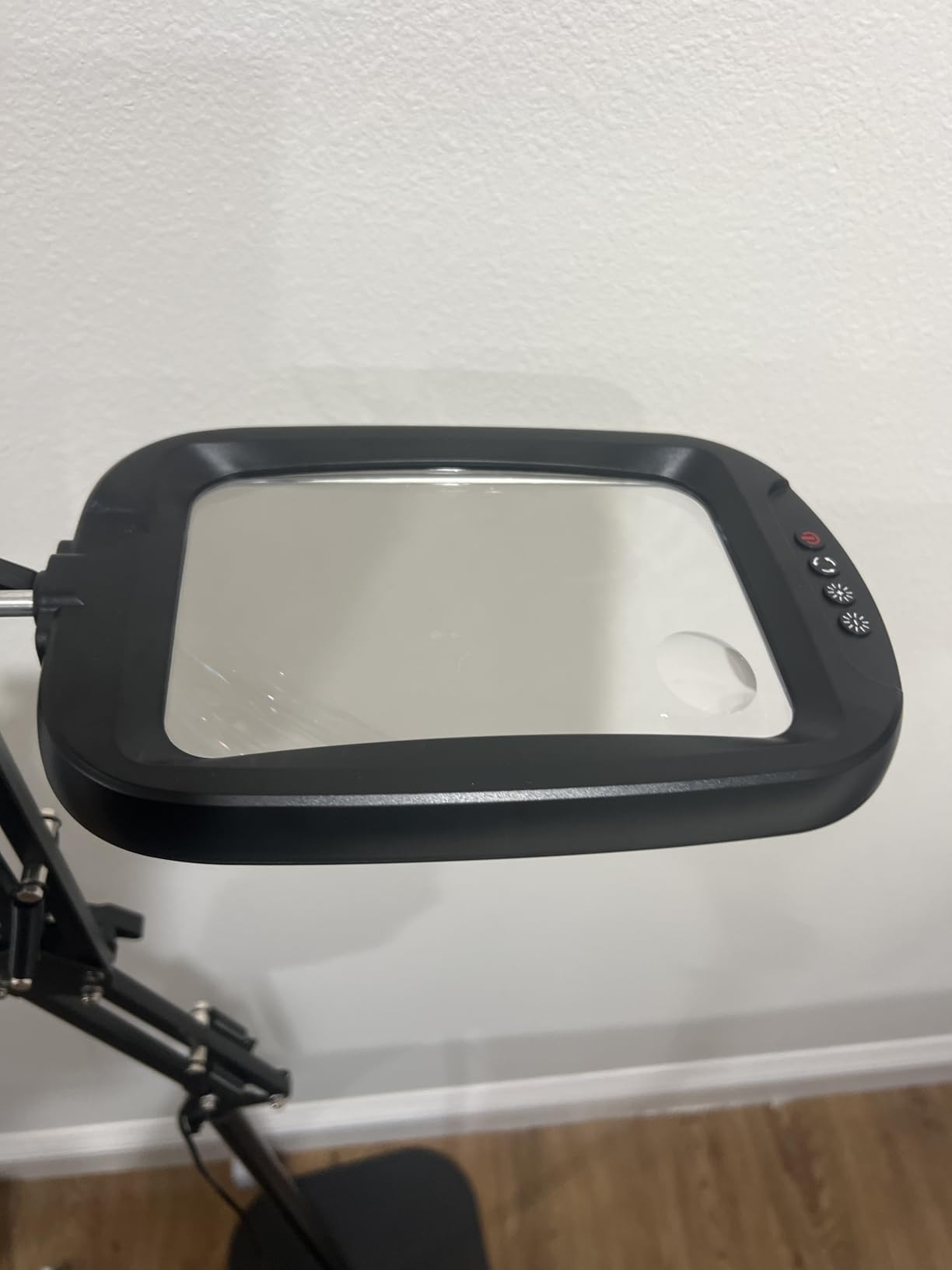 30X 10X Extra Large Floor Magnifying Glass with Light and Stand customer photo 2