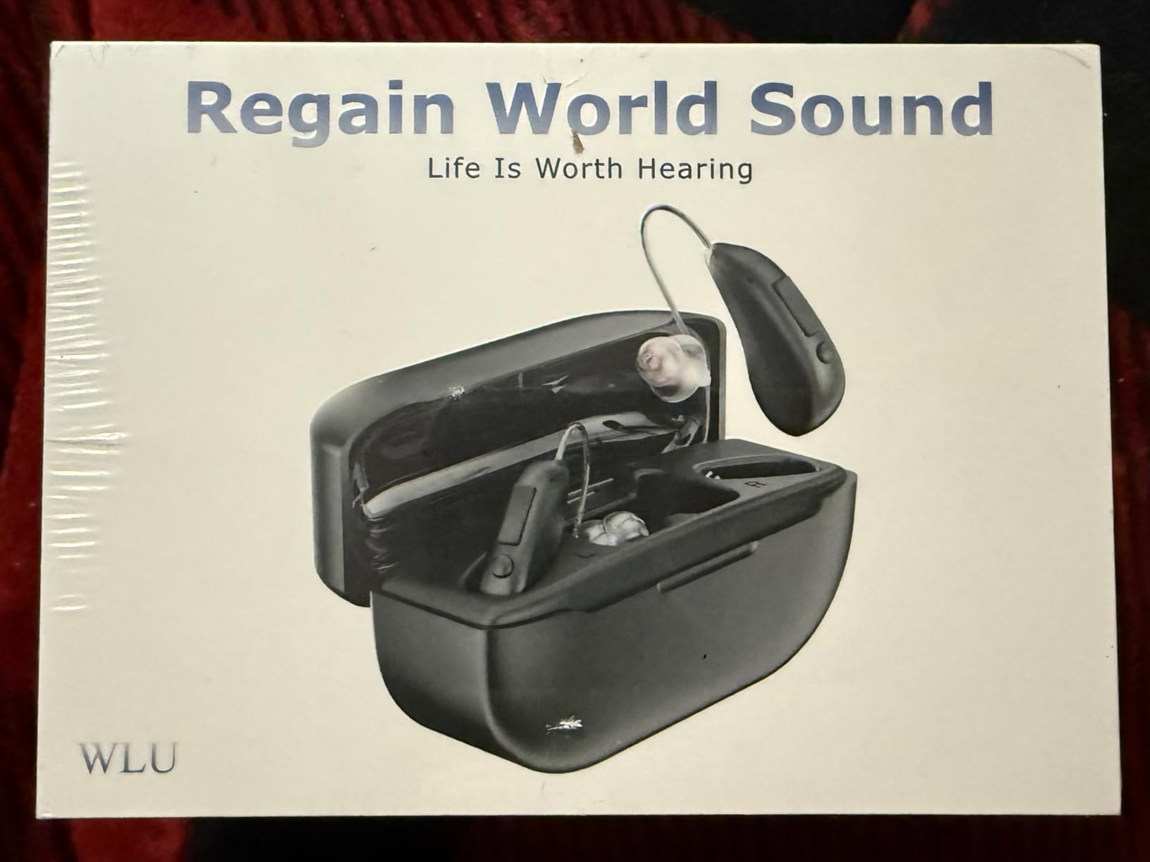 Hearing Aids Rechargeable Hearing Aids for Seniors with Moderate Hearing Loss, Hearing Amplifiers for Seniors with Noise Cancellation and Volume Control, Clear Sound Hearing Amplifiers, Beige customer photo 1