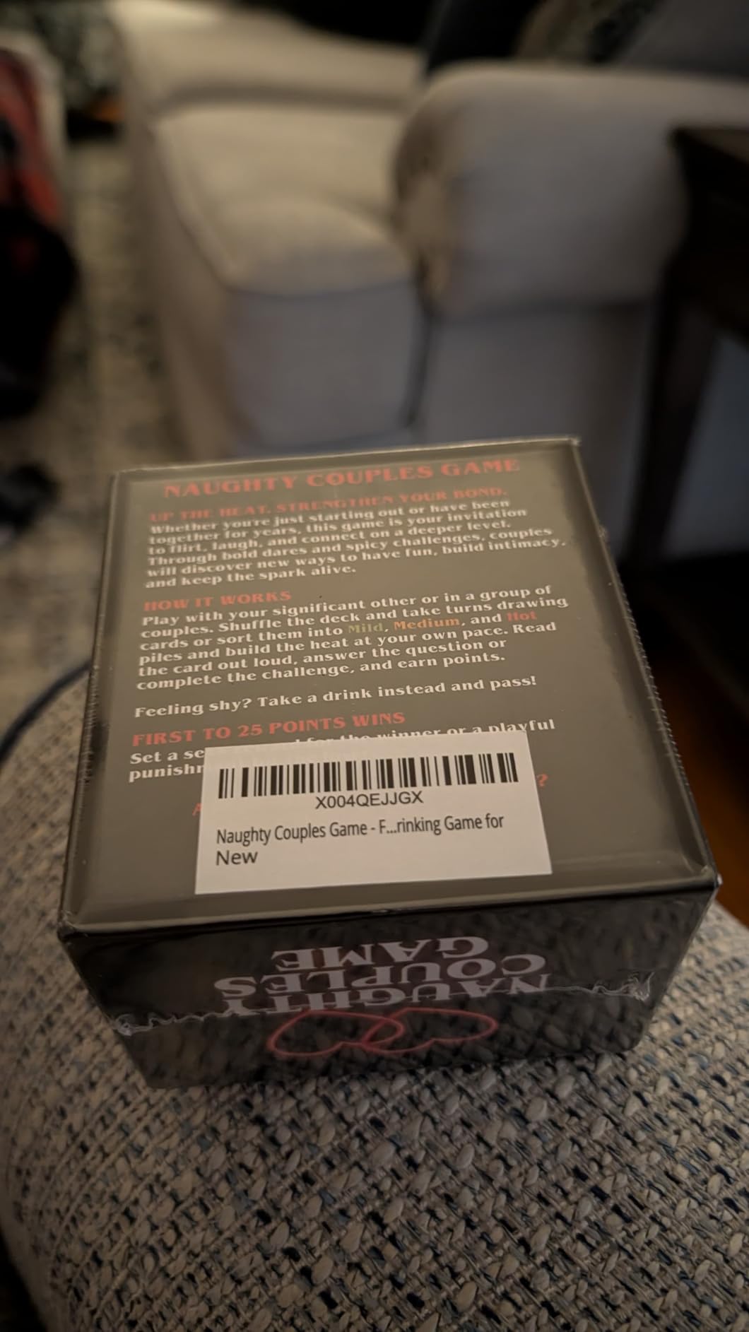 Couples Games for Adults, Spicy Drinking Valentine's Day Game with 200 Conversation Starters & Actions, Valentines Gifts for Him & Her, Romantic Couples Activity to Build Connection & Intimacy - Customer Photo 2