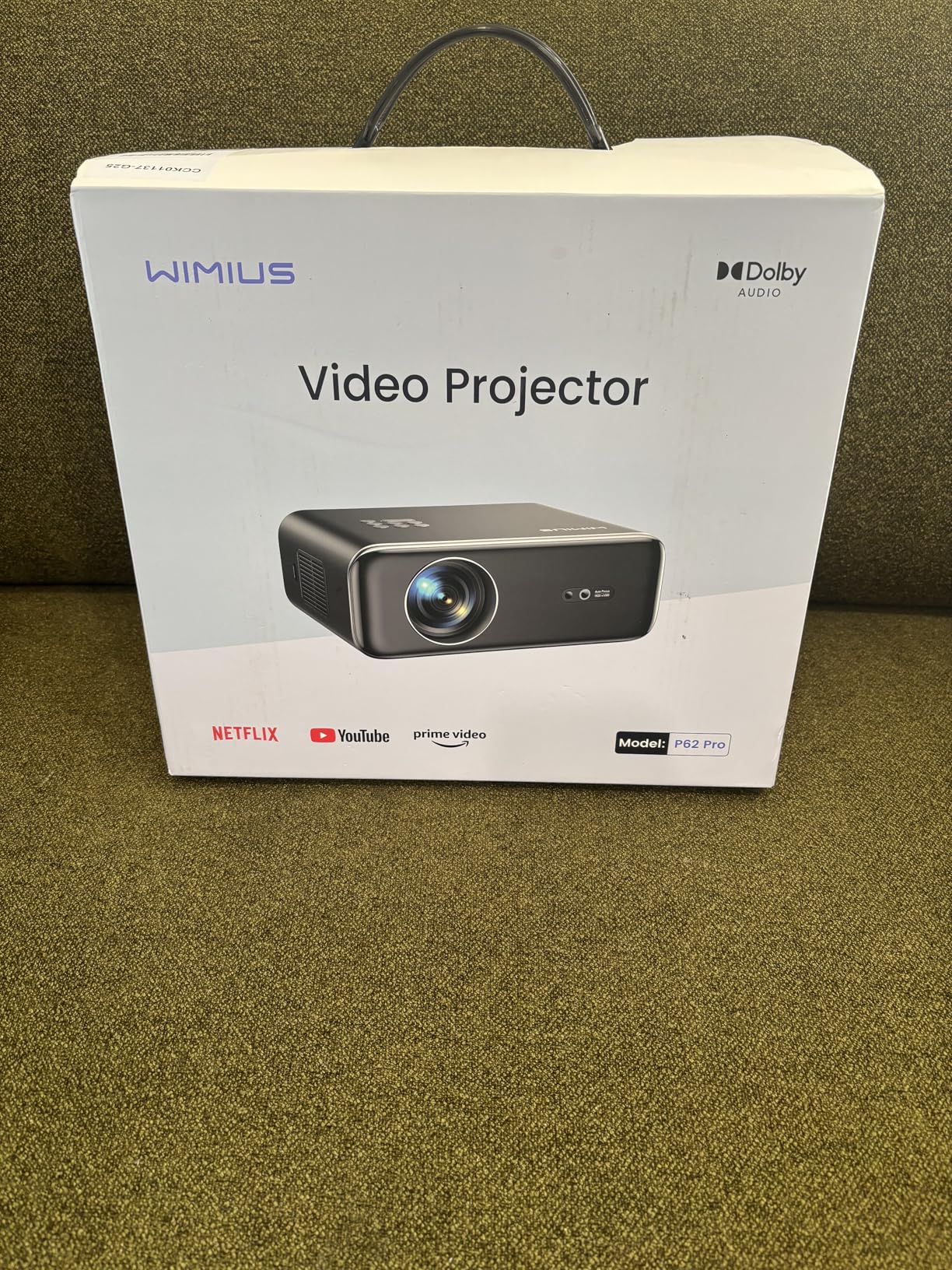 [Built-in Official Apps/4K Support] Smart Outdoor Projector with WiFi and Bluetooth, 800ANSI Movie Projector, DoIby Audio with Dual Speaker, Auto Focus w/ YouTube&PrimeVideo Proyector, Upgrad P62 Pro customer photo 1