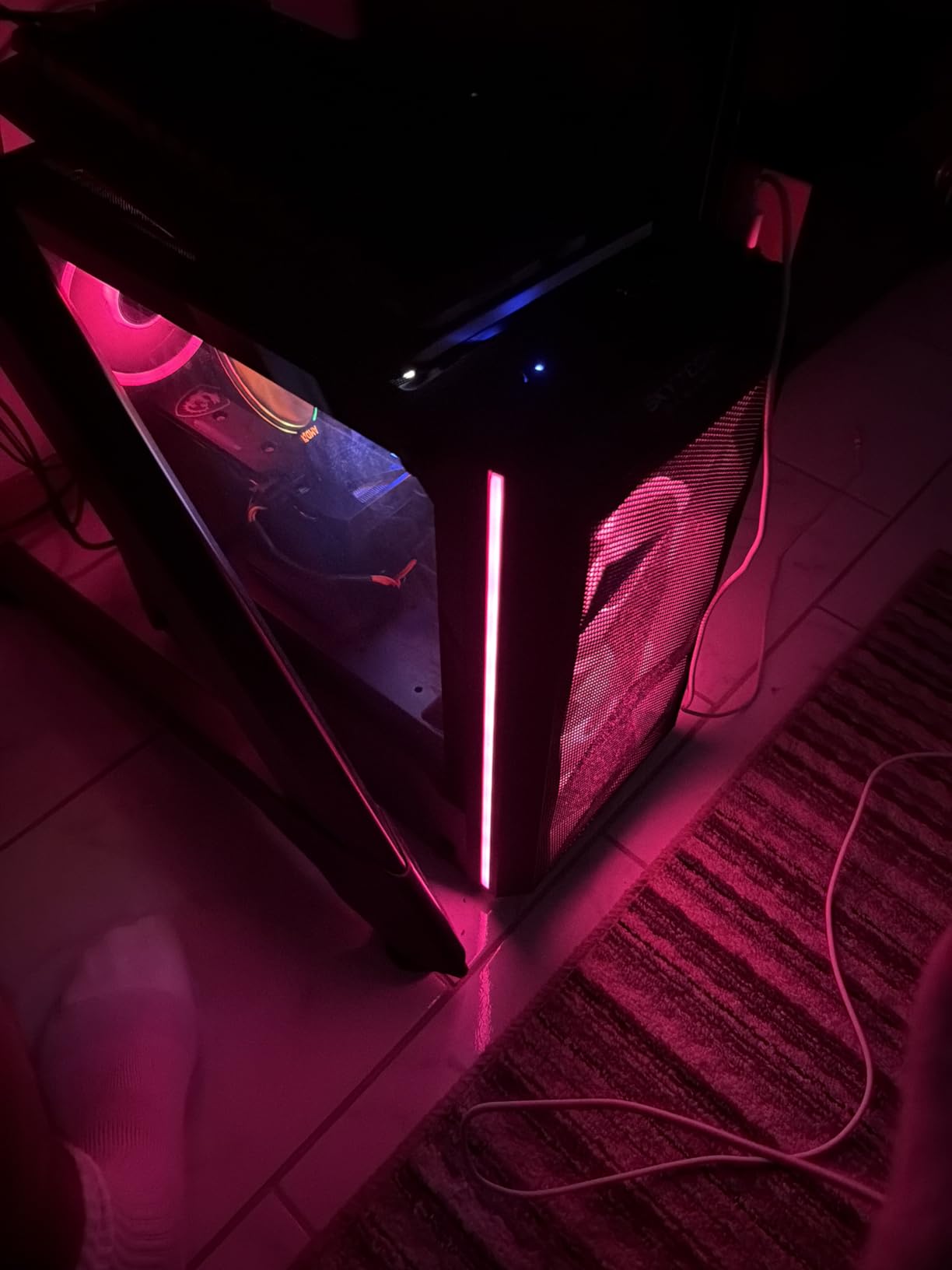 Skytech Gaming Storm Desktop PC, Ryzen 7 5700 3.7 GHz (4.6GHz), NVIDIA RTX 5060 Ti 8GB, 1TB NVMe SSD, 16GB DDR4 RAM 3200, 650W Gold PSU, Wi-Fi, Win 11 Customer Review Skytech Gaming Storm Desktop PC, Ryzen 7 5700 3.7 GHz (4.6GHz), NVIDIA RTX 5060 Ti 8GB, 1TB NVMe SSD, 16GB DDR4 RAM 3200, 650W Gold PSU, Wi-Fi, Win 11 - Customer Photo 1