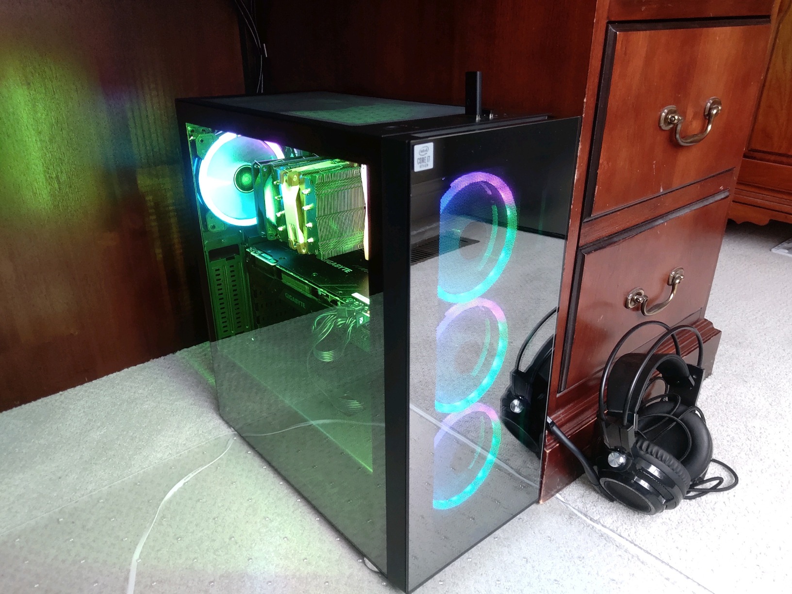 iBUYPOWER Scale Gaming PC Desktop AMD Ryzen 5 8400F CPU, NVIDIA GeForce RTX 5050 8GB GPU, 16GB DDR5 RGB 5200MHz RAM, 1TB NVMe SSD, Windows 11 Home, Computer with Gamer Keyboard and Mouse - SCA5N5501 Customer Review iBUYPOWER Scale Gaming PC Desktop AMD Ryzen 5 8400F CPU, NVIDIA GeForce RTX 5050 8GB GPU, 16GB DDR5 RGB 5200MHz RAM, 1TB NVMe SSD, Windows 11 Home, Computer with Gamer Keyboard and Mouse - SCA5N5501 - Customer Photo 1