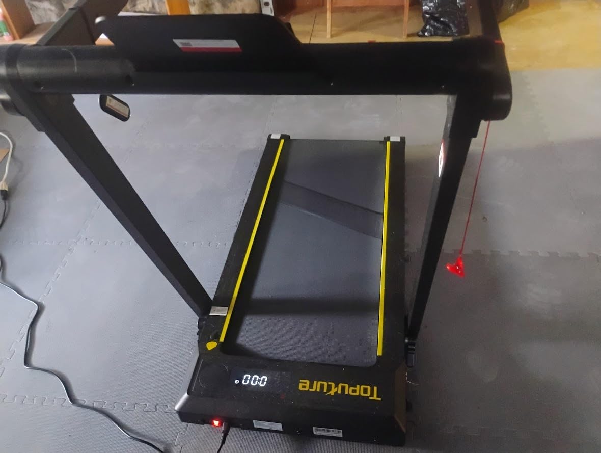 Walking Pad Treadmill with 12% Incline and Handle Bar, 4 in 1 Folding Treadmill for Home/Office, Under Desk Treadmills Portable Walking Pad with App & Bluetooth Speaker, 0.6-10MPH Customer Review Walking Pad Treadmill with 12% Incline and Handle Bar, 4 in 1 Folding Treadmill for Home/Office, Under Desk Treadmills Portable Walking Pad with App & Bluetooth Speaker, 0.6-10MPH - Customer Photo 2
