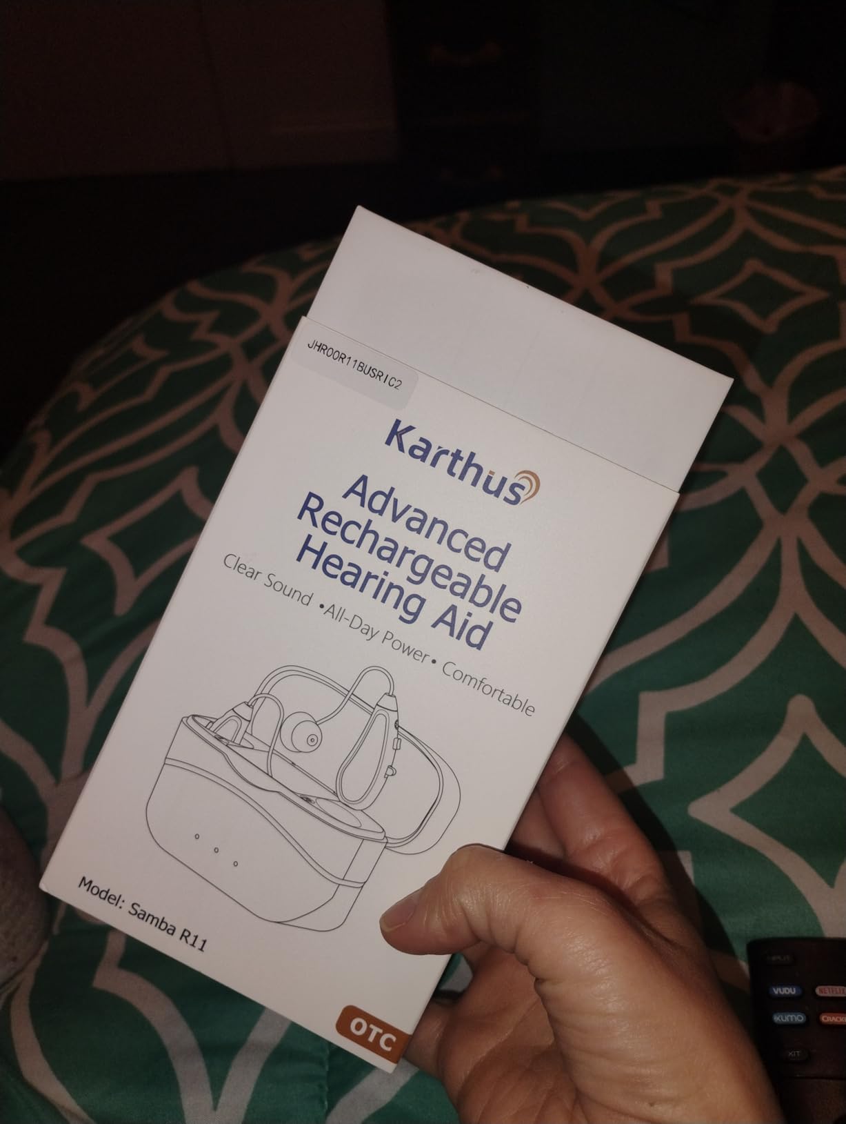 Karthus Hearing Aids, Rechargeable Hearing Aids for Seniors with Hearing Loss, Noise Cancelling & Clear Sound, Comfort & Invisible, 100H Long Battery, 7 Level Volume, One-Button Operation, Skin customer photo 1